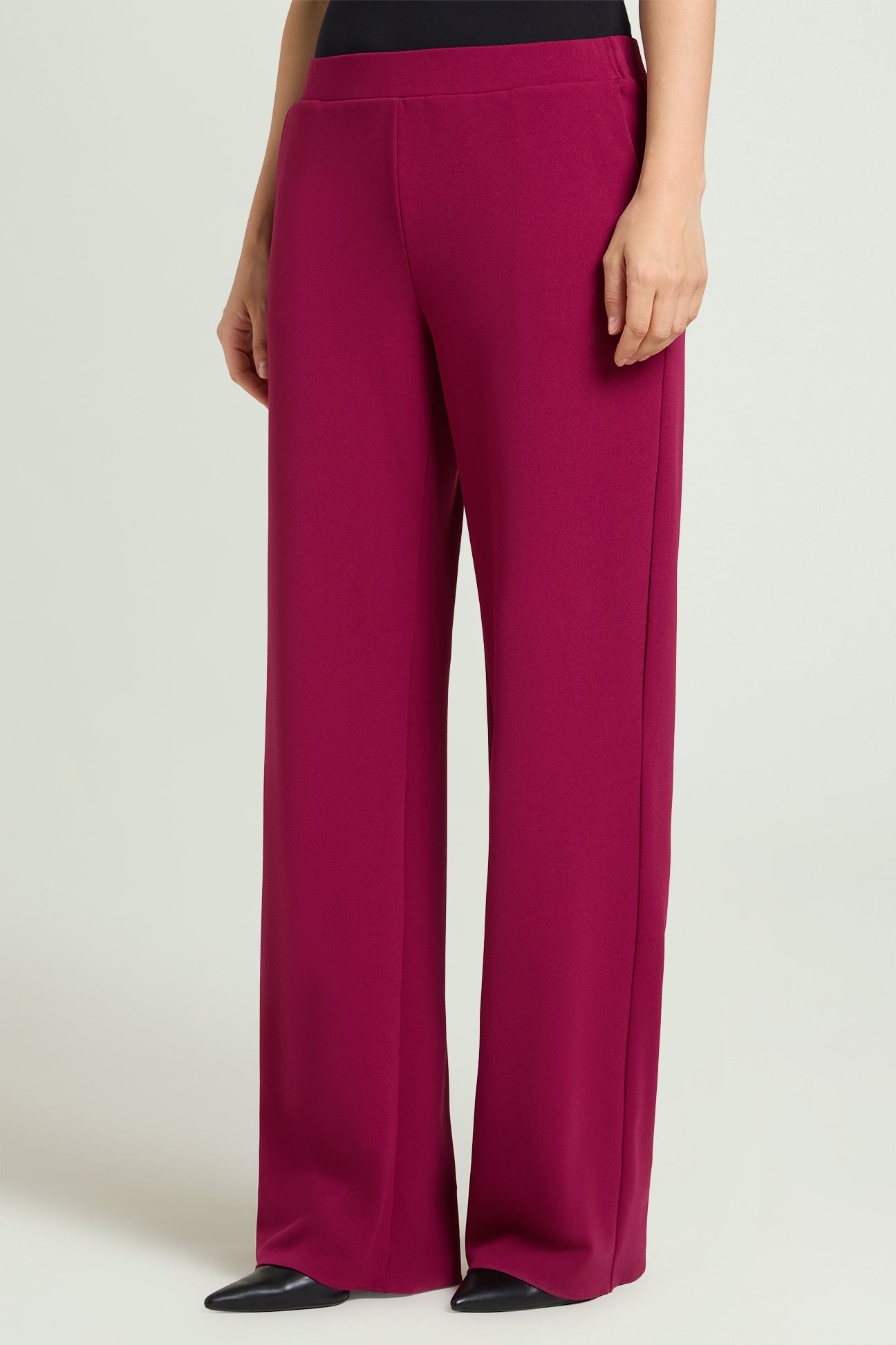 PANTALONI PULL-ON AMPI IN CREPE