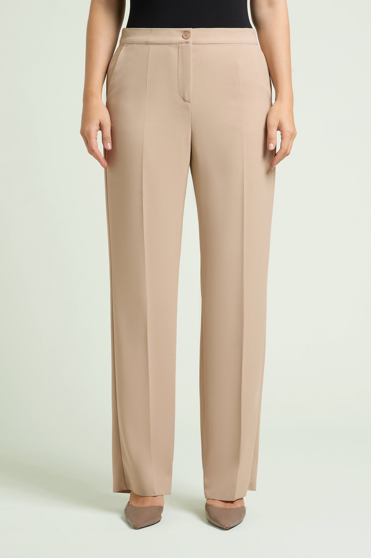 PANTALONI AMPI IN CREPE