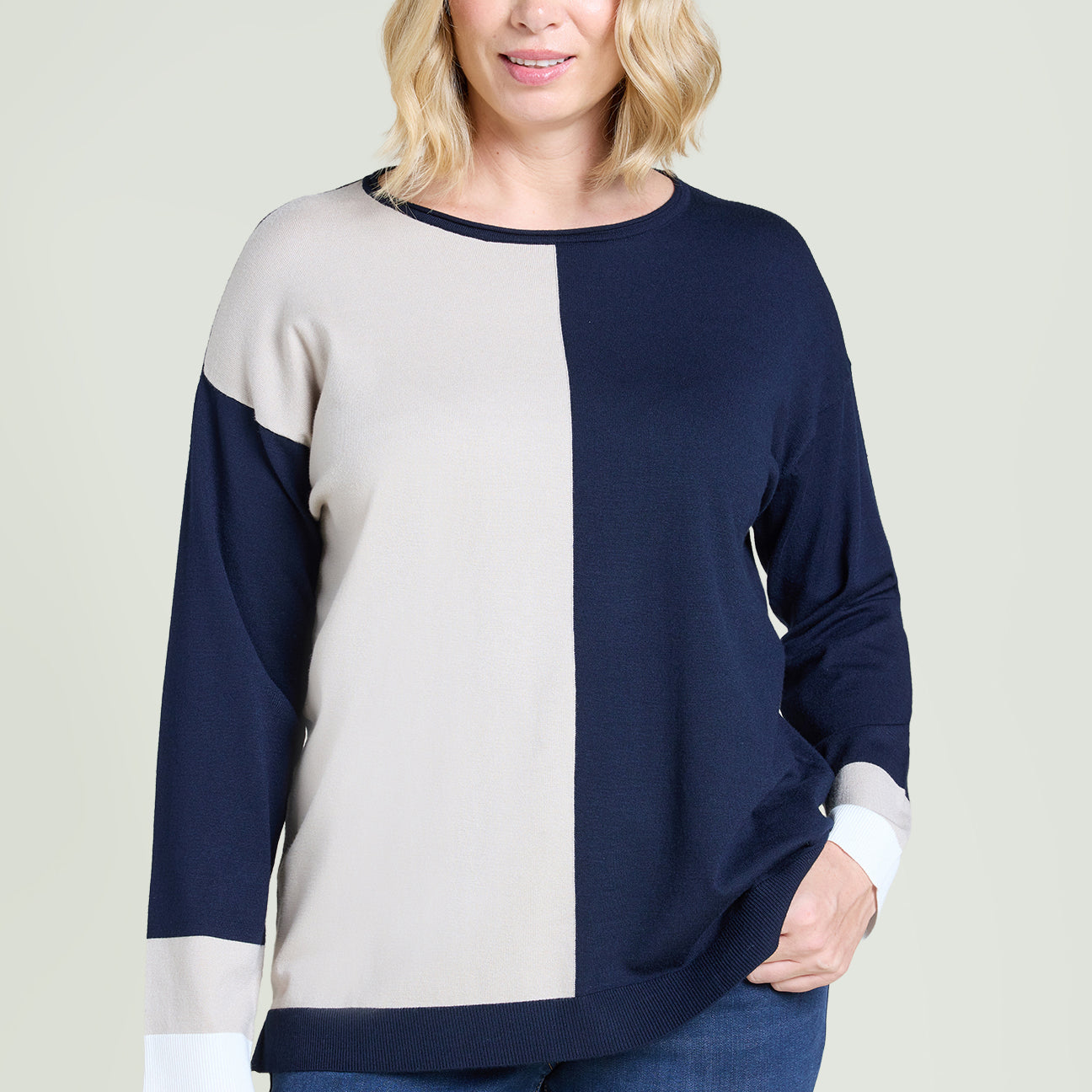 MAGLIA COLOR-BLOCK