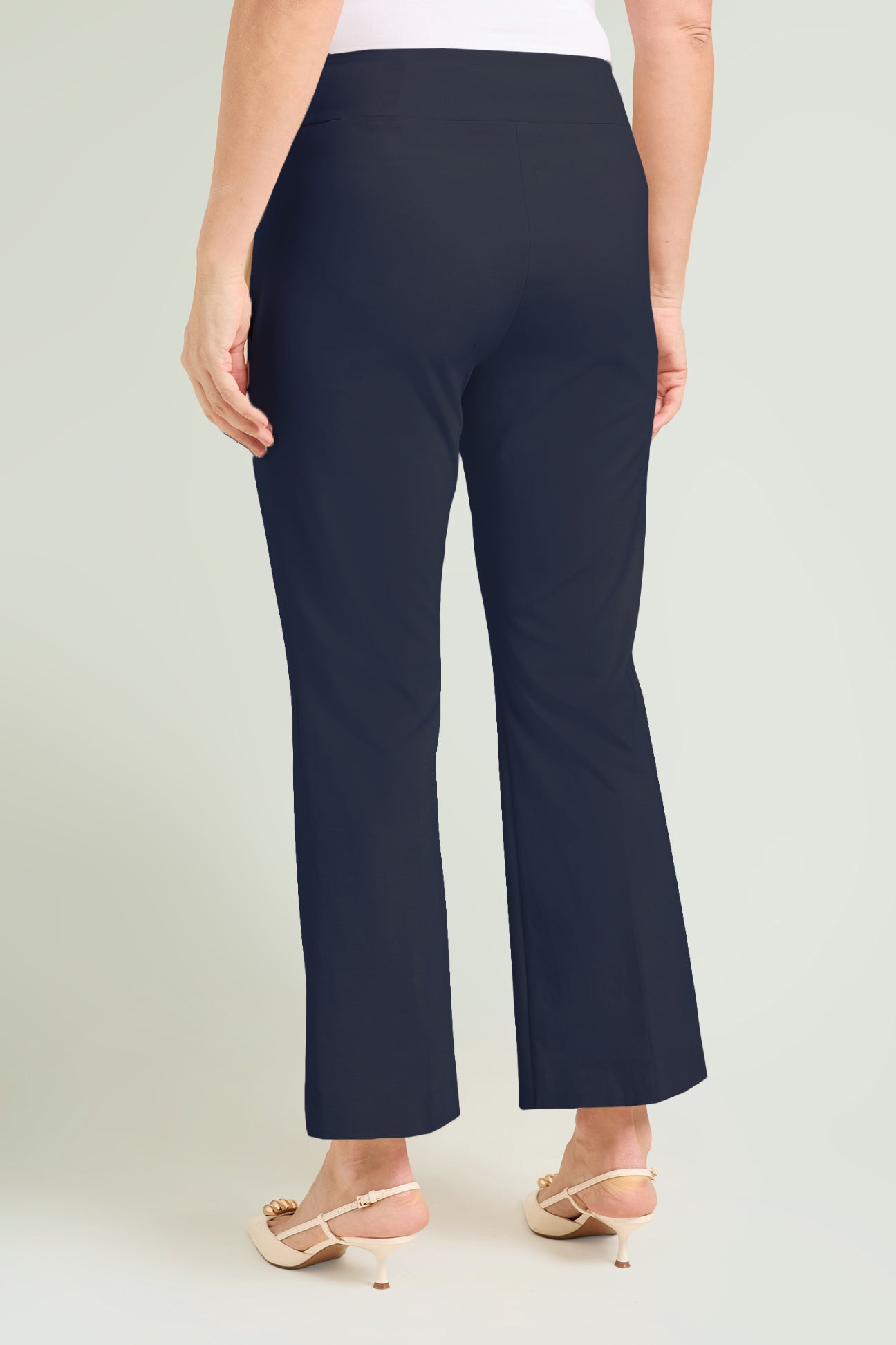 PANTALONI PULL-ON KICK FLARE IN PUNTO MILANO