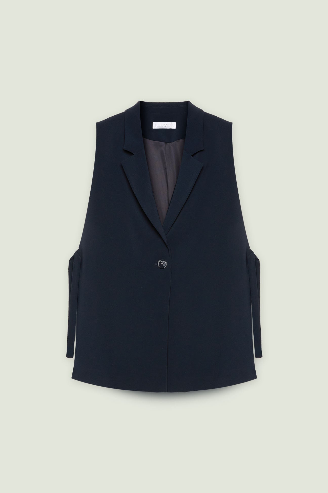 GILET IN CREPE CADY