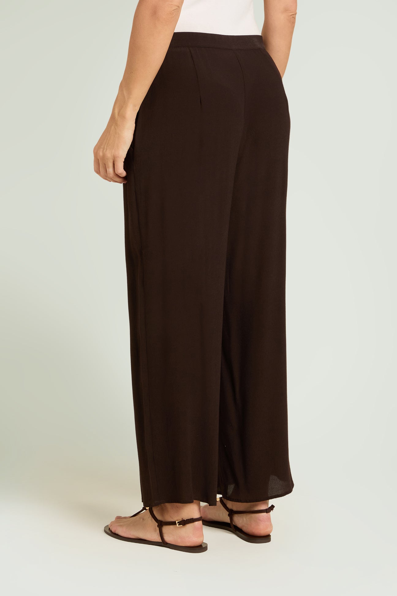 PANTALONI AMPI IN MAROCAINE