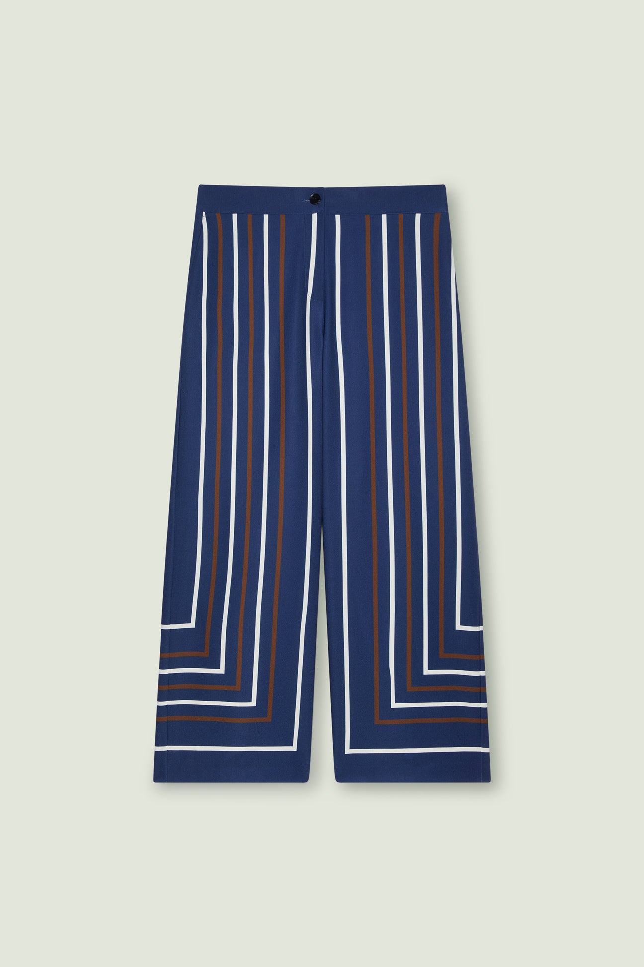 PANTALONI IN SABLE' STAMPATO