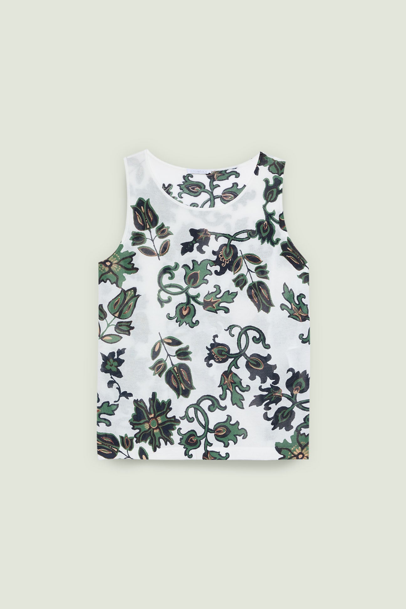 TOP STAMPATO IN TRICOT