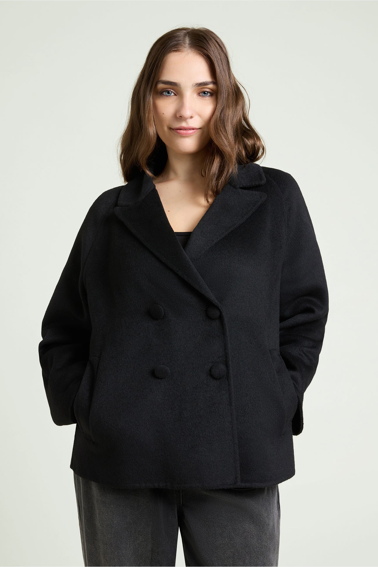 CABAN PEACOAT IN DOUBLE