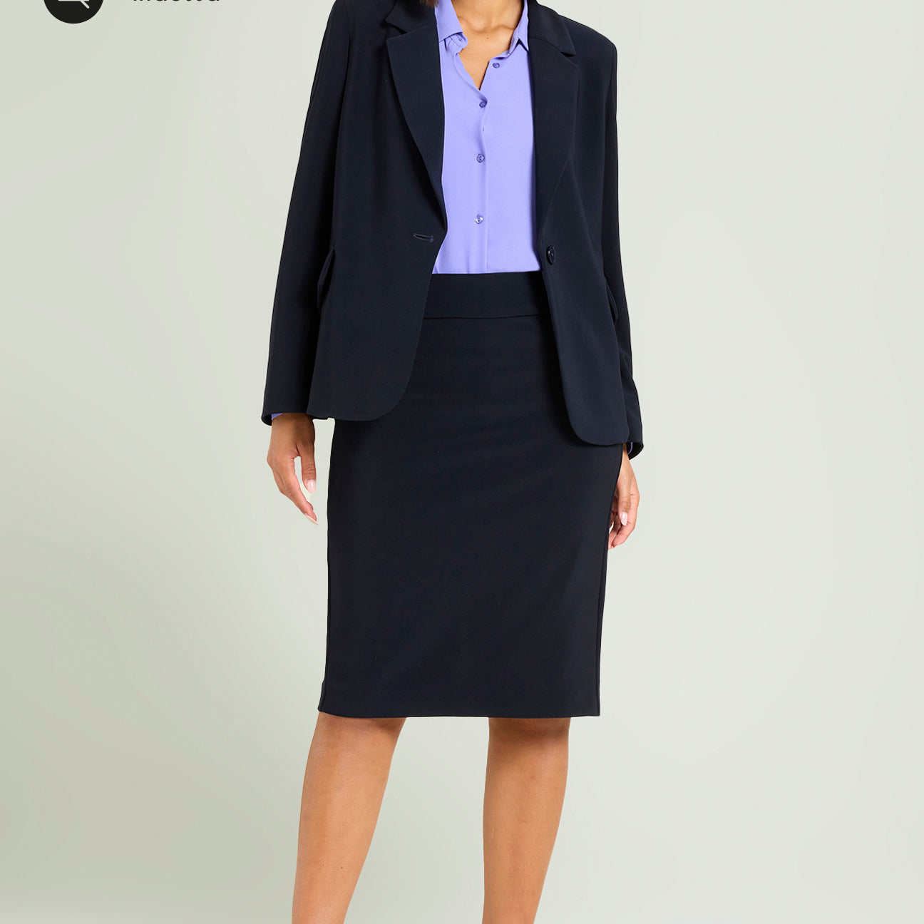 GONNA TUBINO IN COMPATTO STRETCH