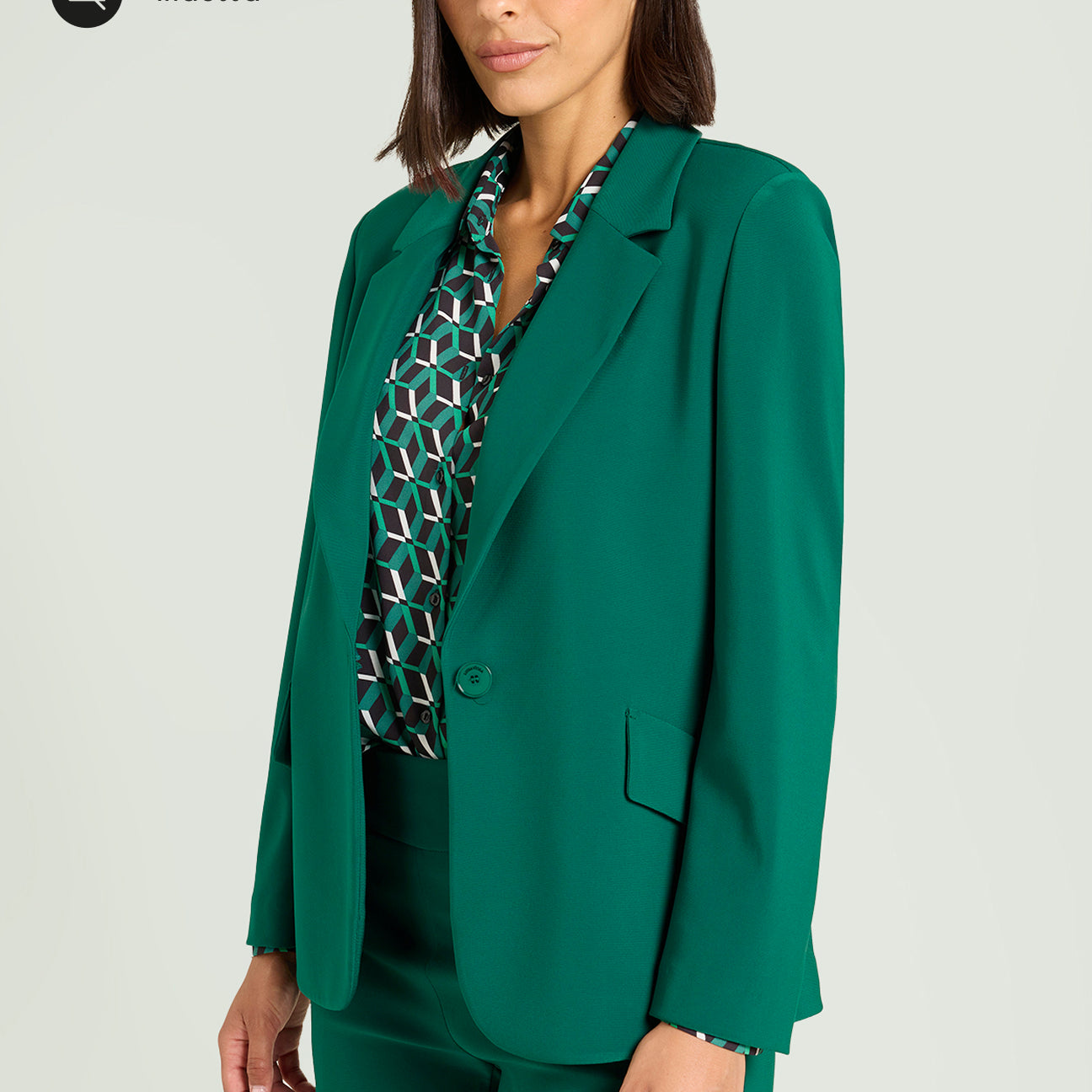 BLAZER IN COMPATTO STRETCH