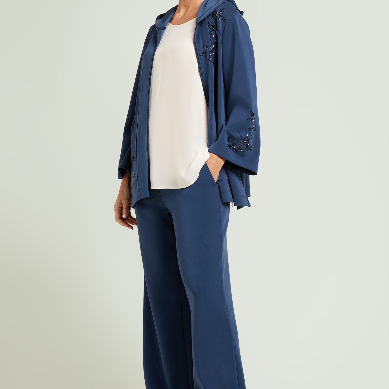PANTALONI PULL-ON AMPI IN JERSEY SCUBA