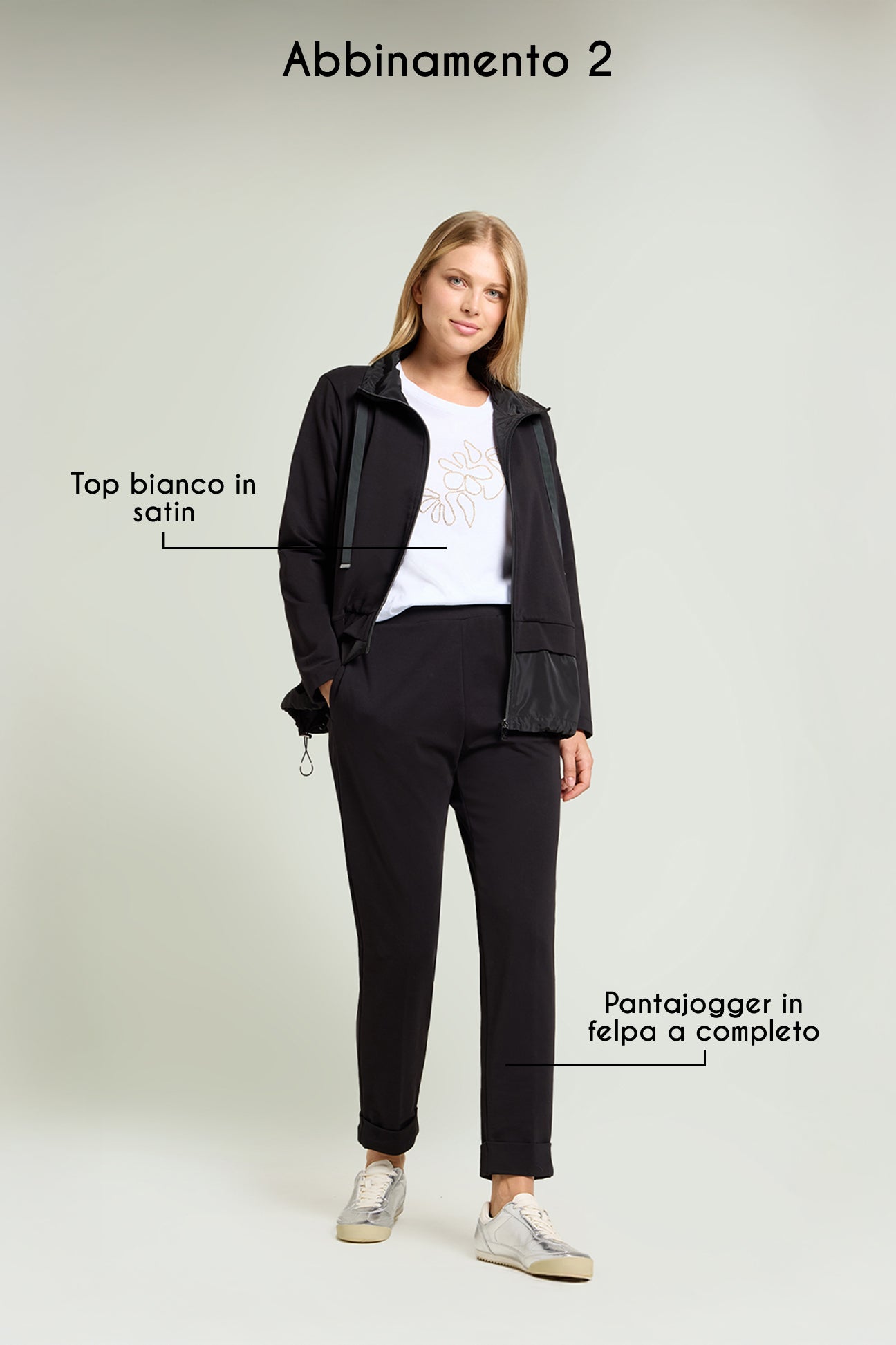 CABAN IN FELPA E NYLON