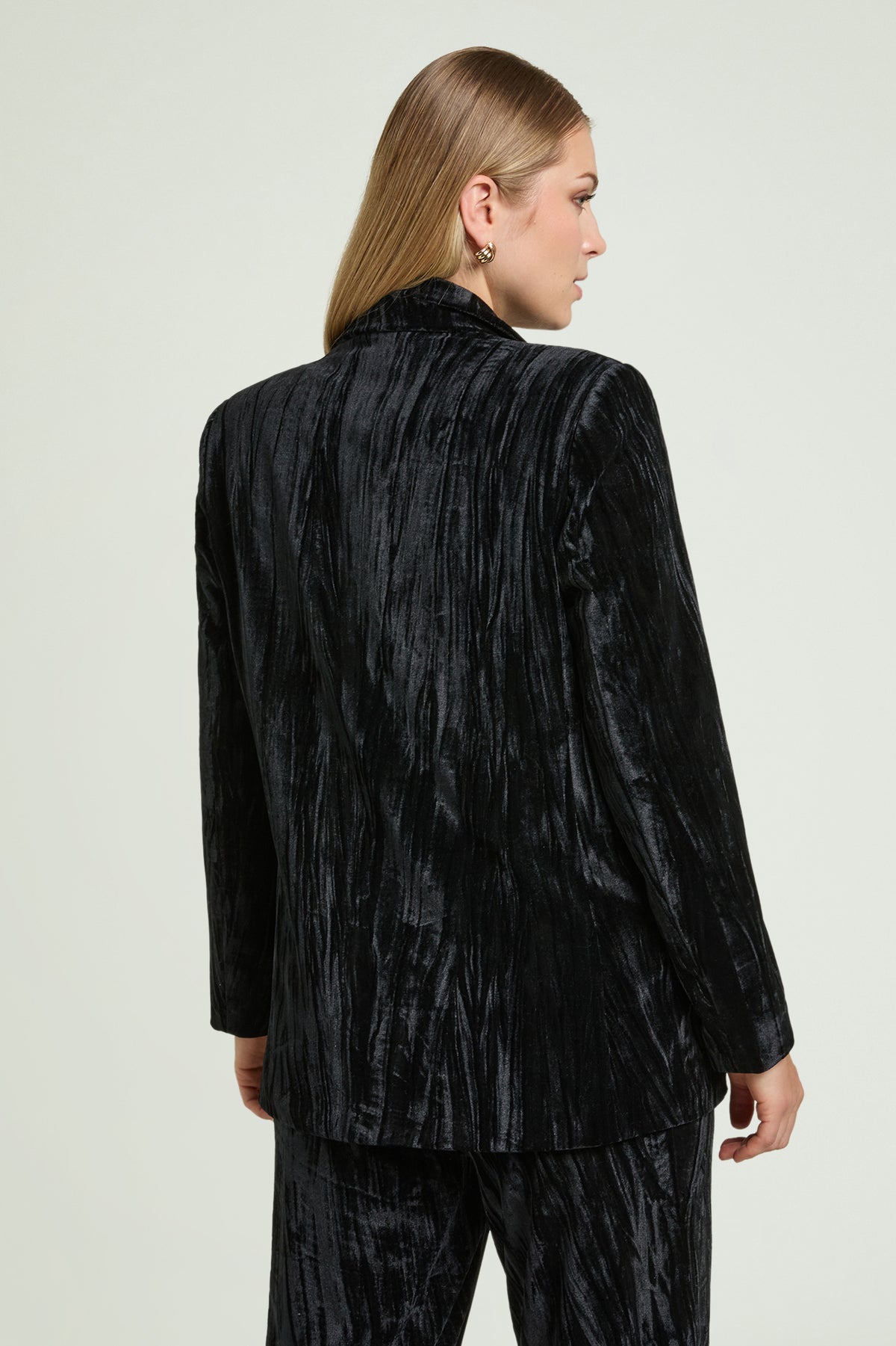 BLAZER IN VELLUTO FROISSE'