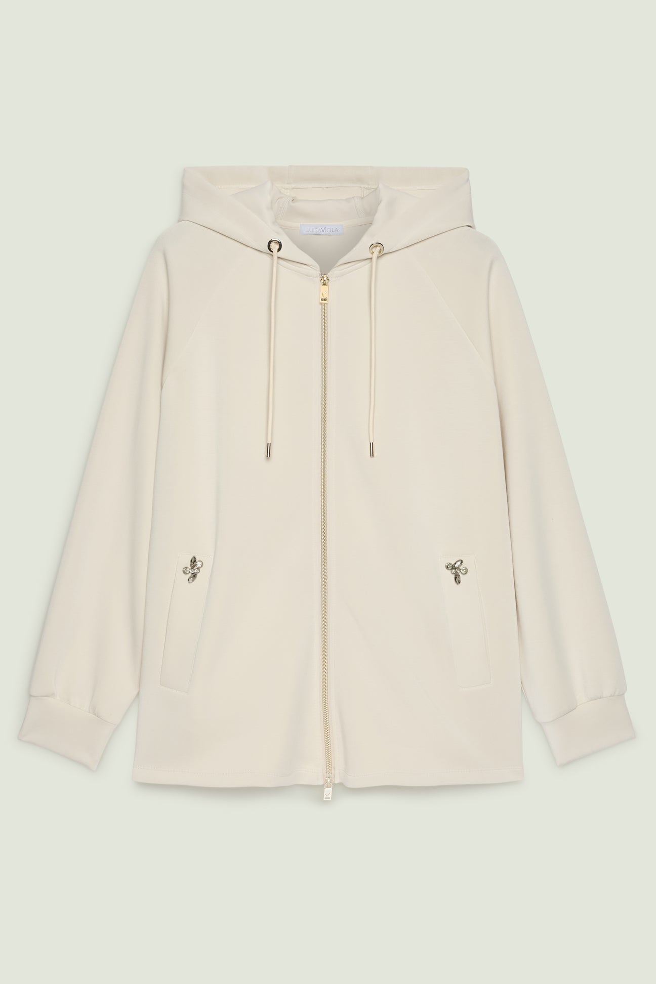 FELPA VELVET TOUCH CON CAPPUCCIO