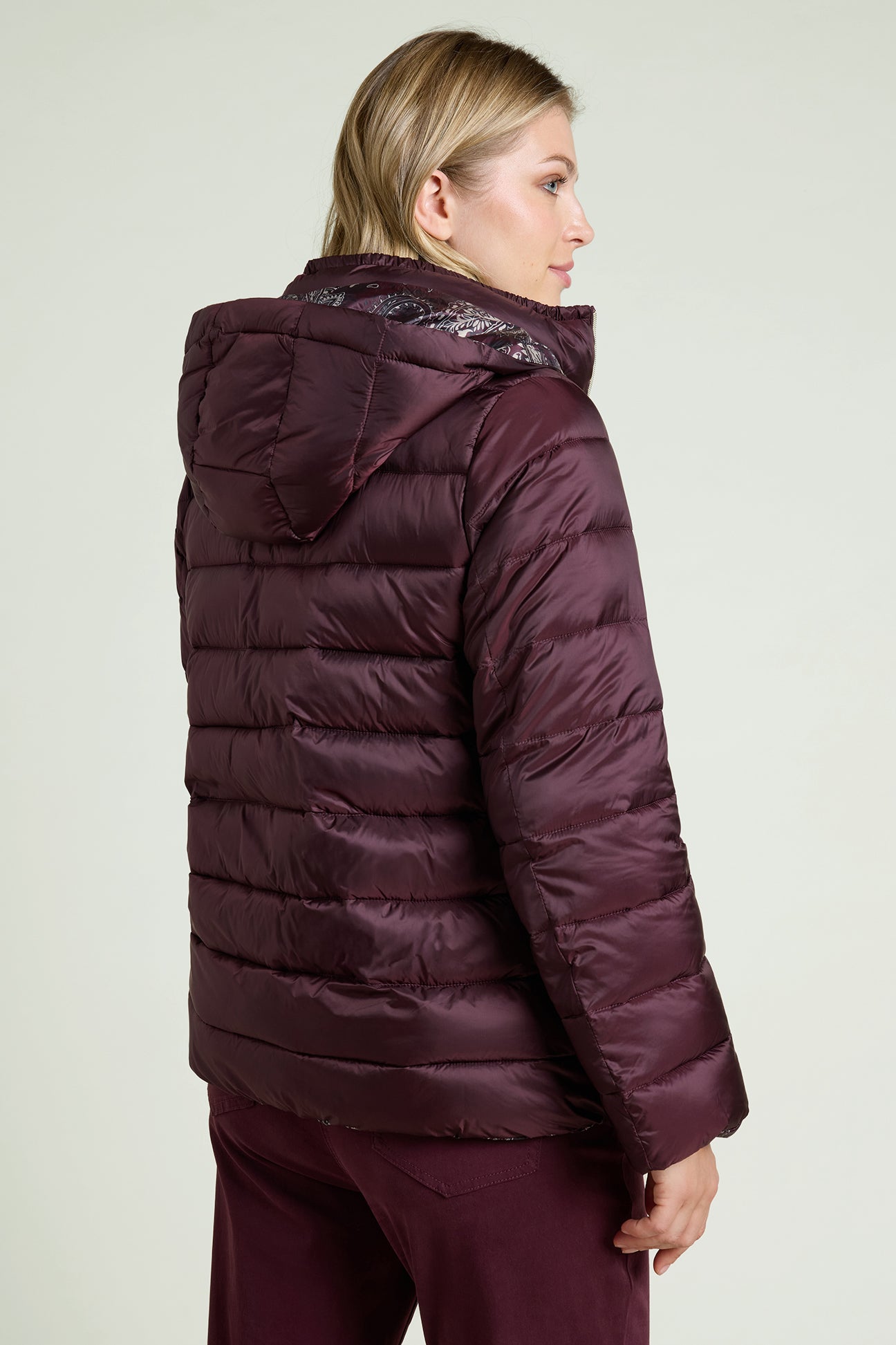 PIUMINO REVERSIBILE CON STAMPA PAISLEY