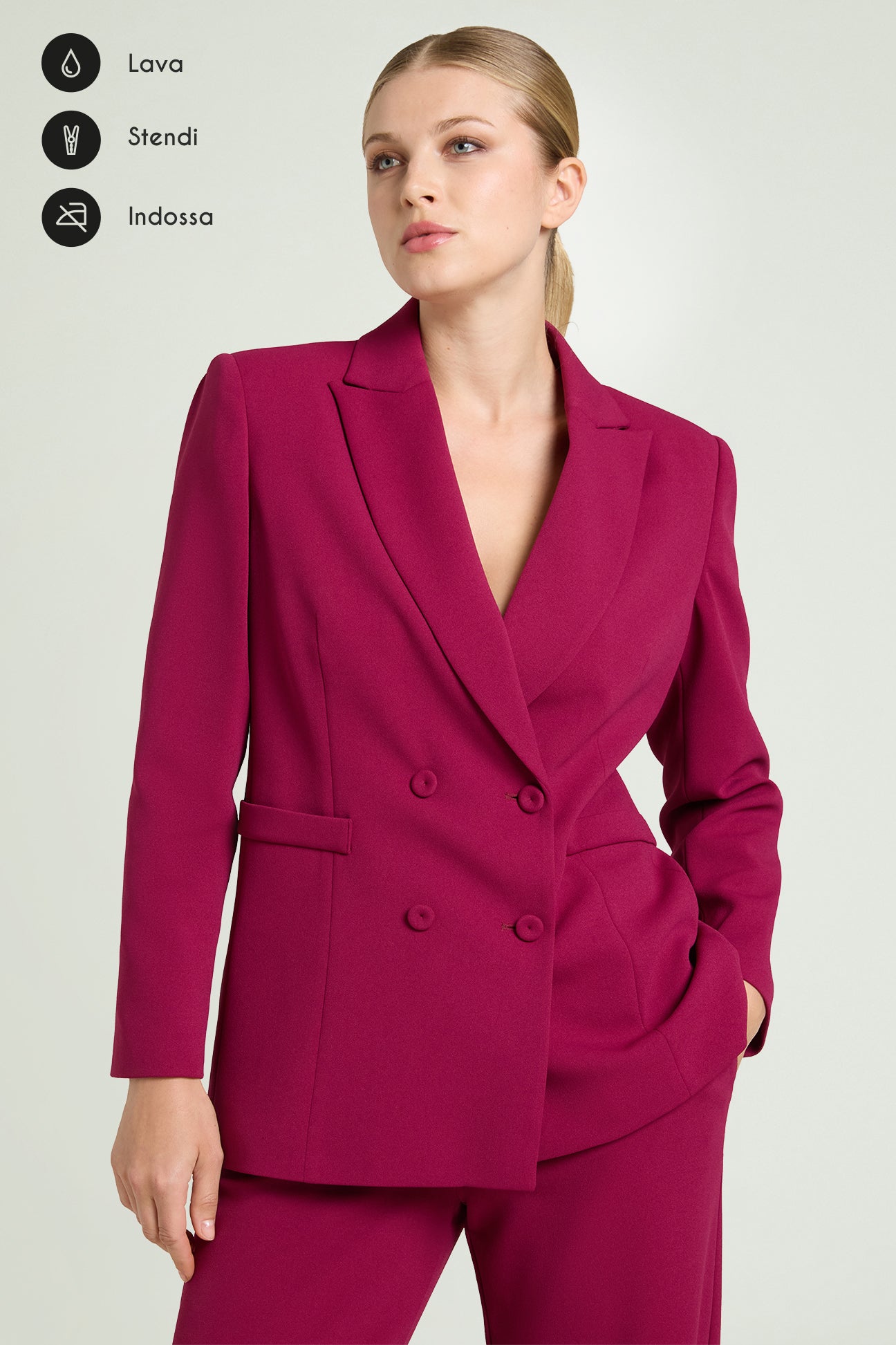 BLAZER IN CREPE
