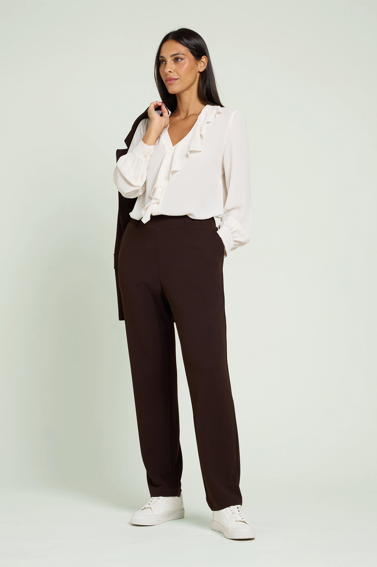 PANTALONI JOGGER IN SCUBA TWILL