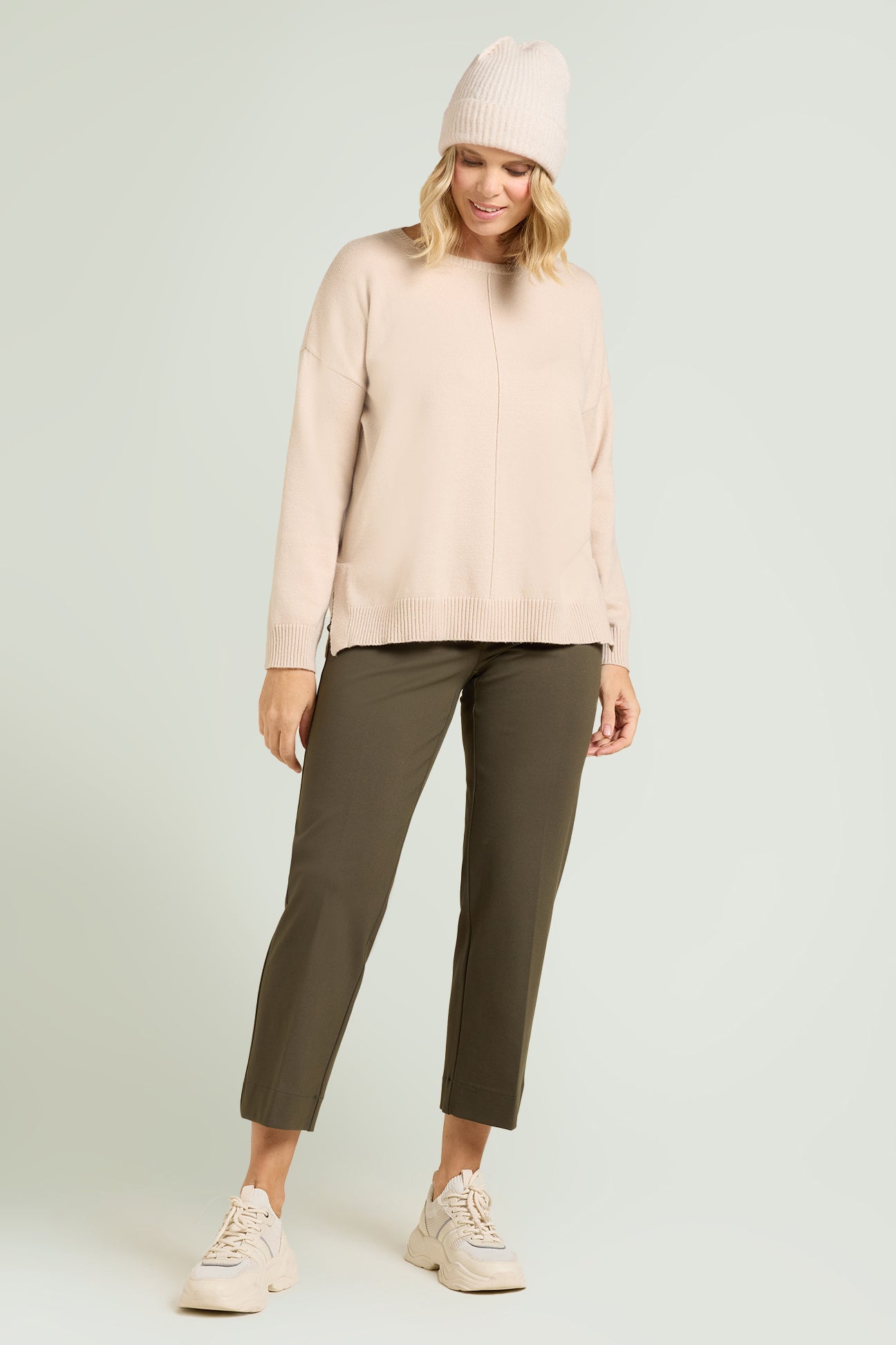 PANTALONI PULL-ON DRITTO IN PUNTO MILANO