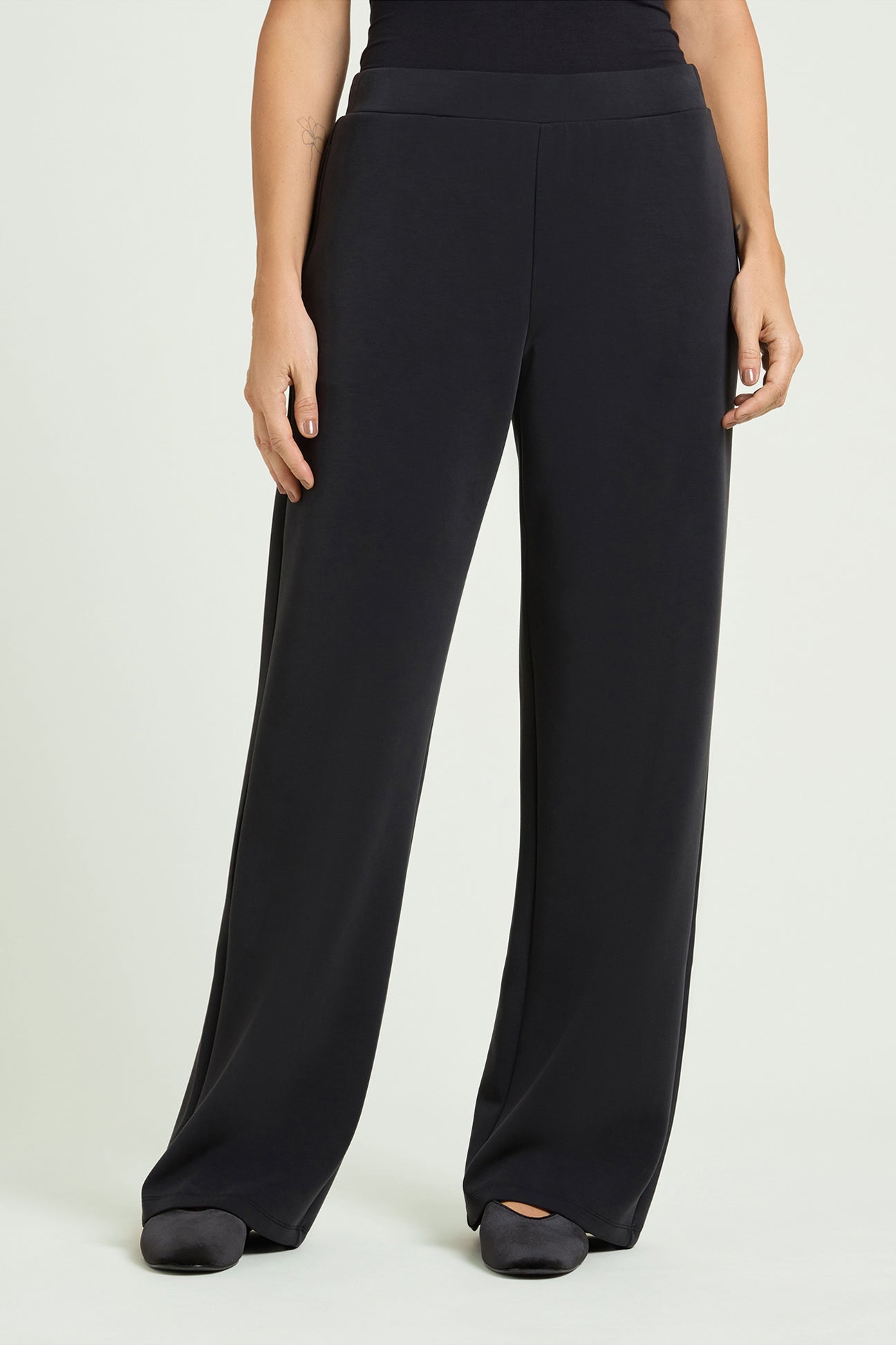 PANTALONI PULL-ON IN FELPA VELVET TOUCH