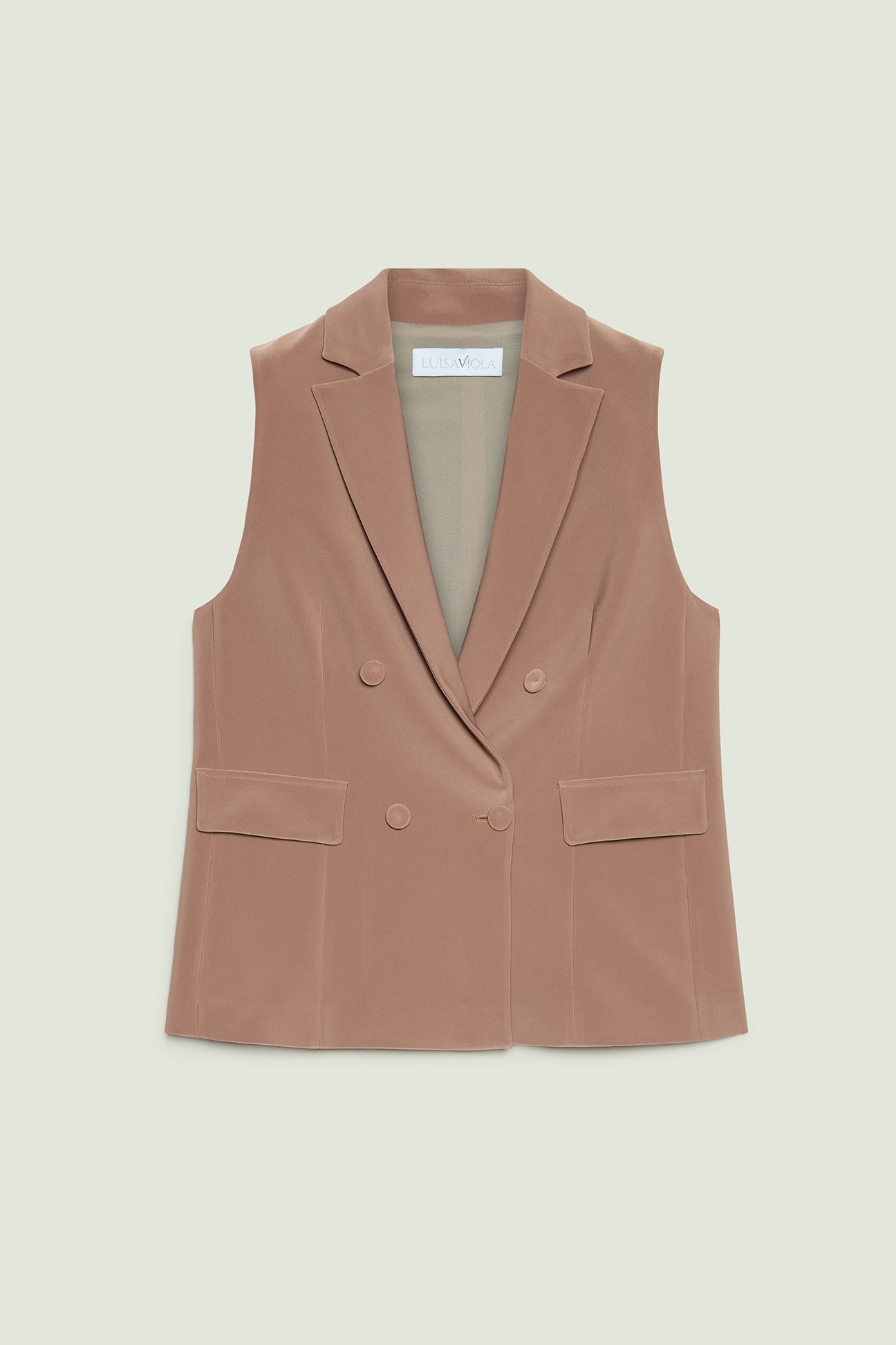GIACCA-GILET IN COMPACT STRETCH