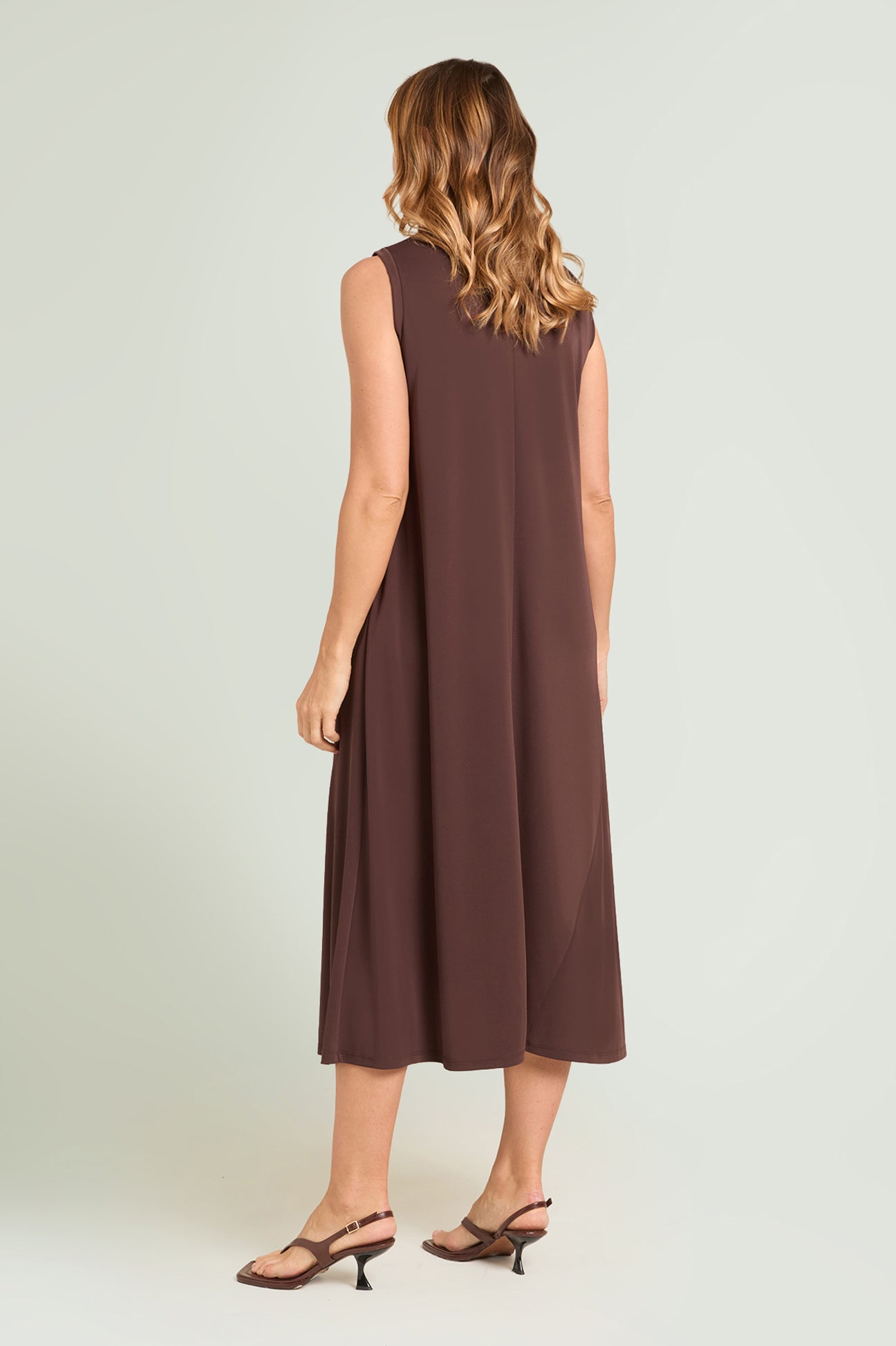 ABITO LUNGO IN JERSEY FLUIDO