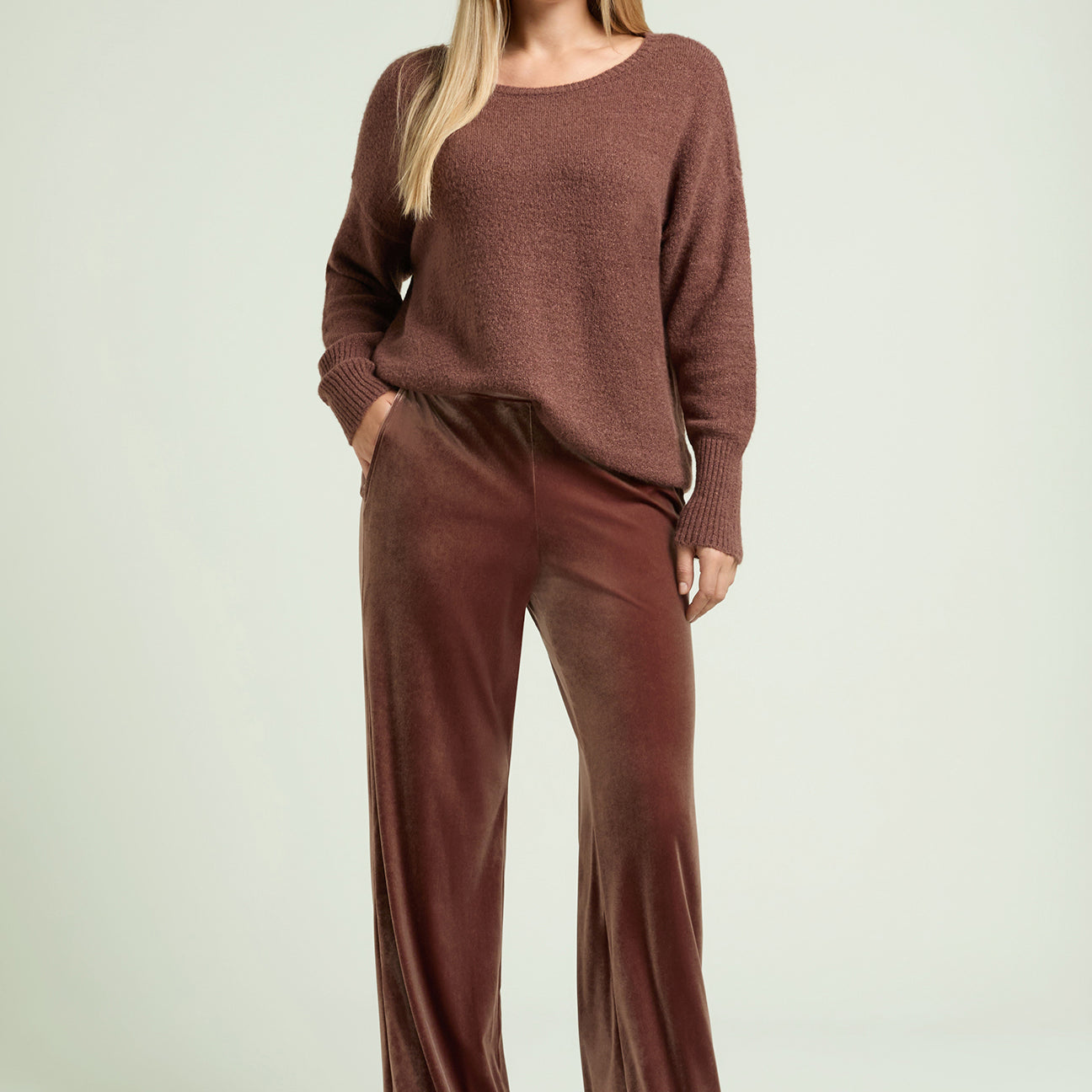 PANTALONI PULL-ON IN VELLUTO