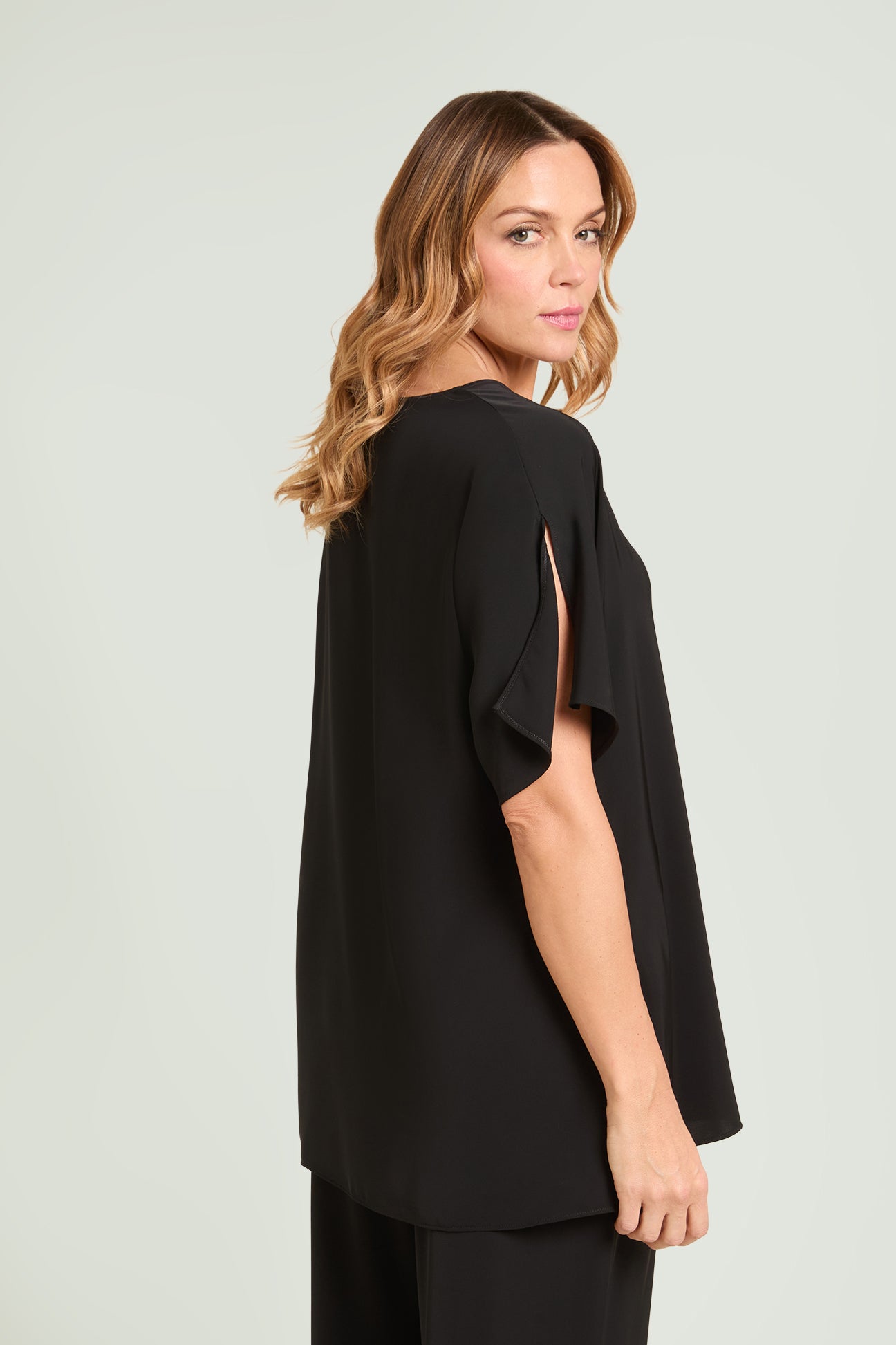 BLUSA IN TESSUTO FLUIDO SILKY TOUCH