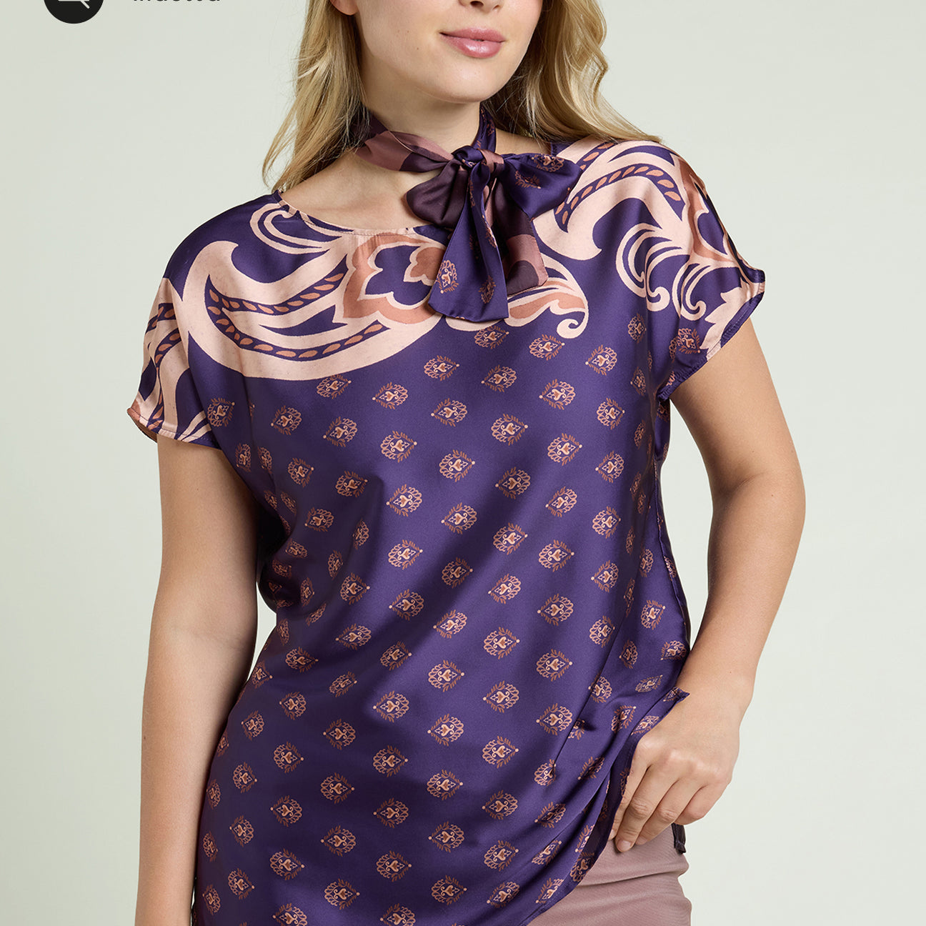 BLUSA STAMPATA