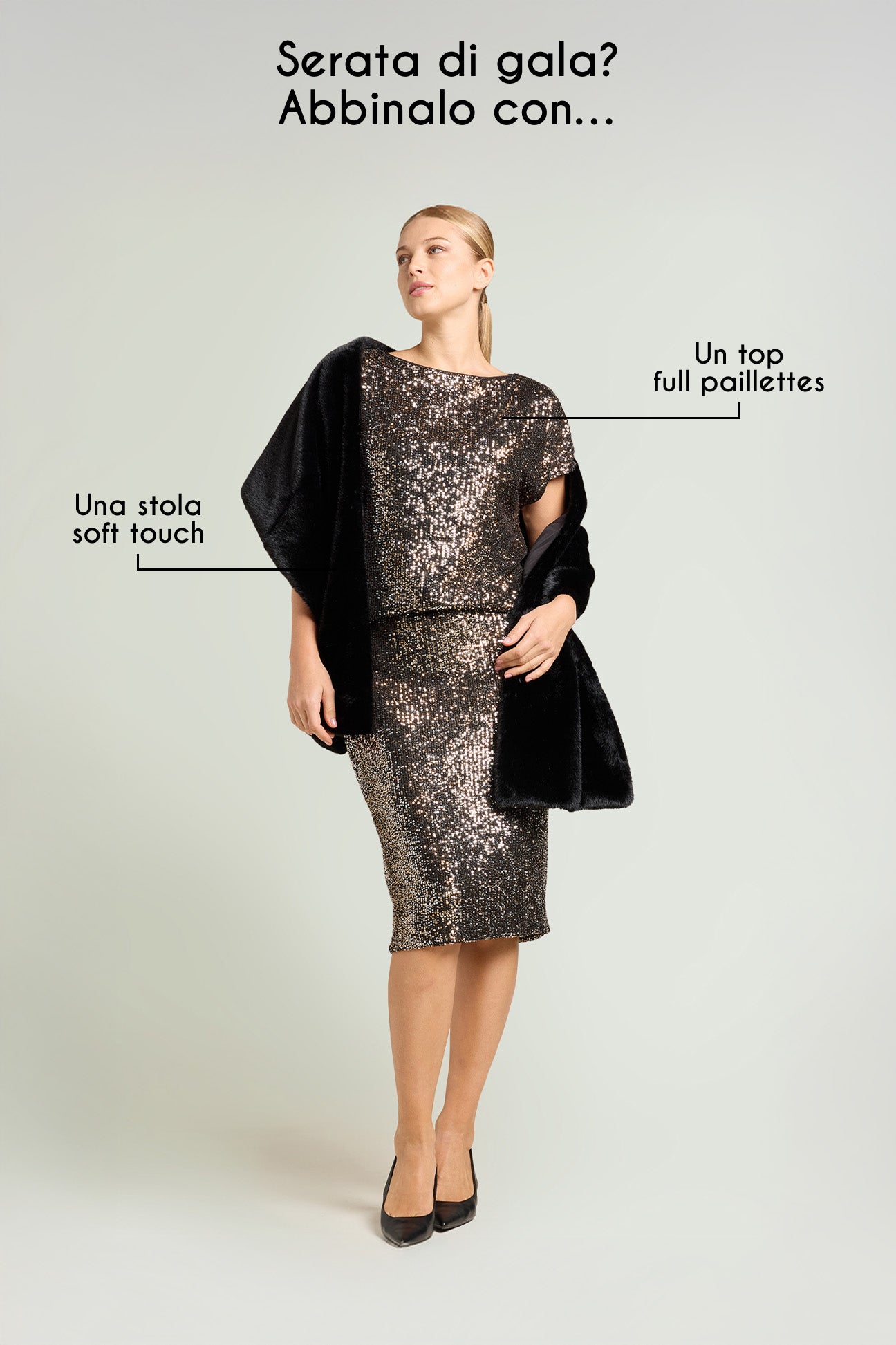 GONNA FULL PAILLETTES