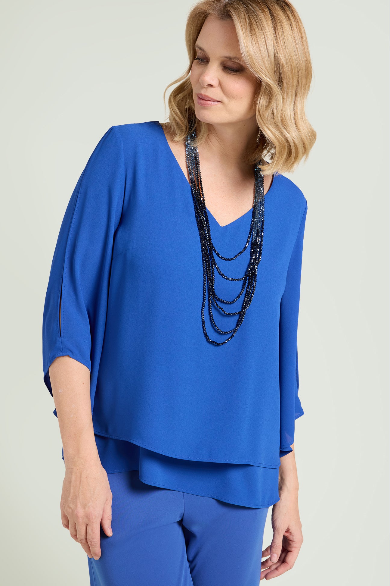 BLUSA IN DOPPIA GEORGETTE