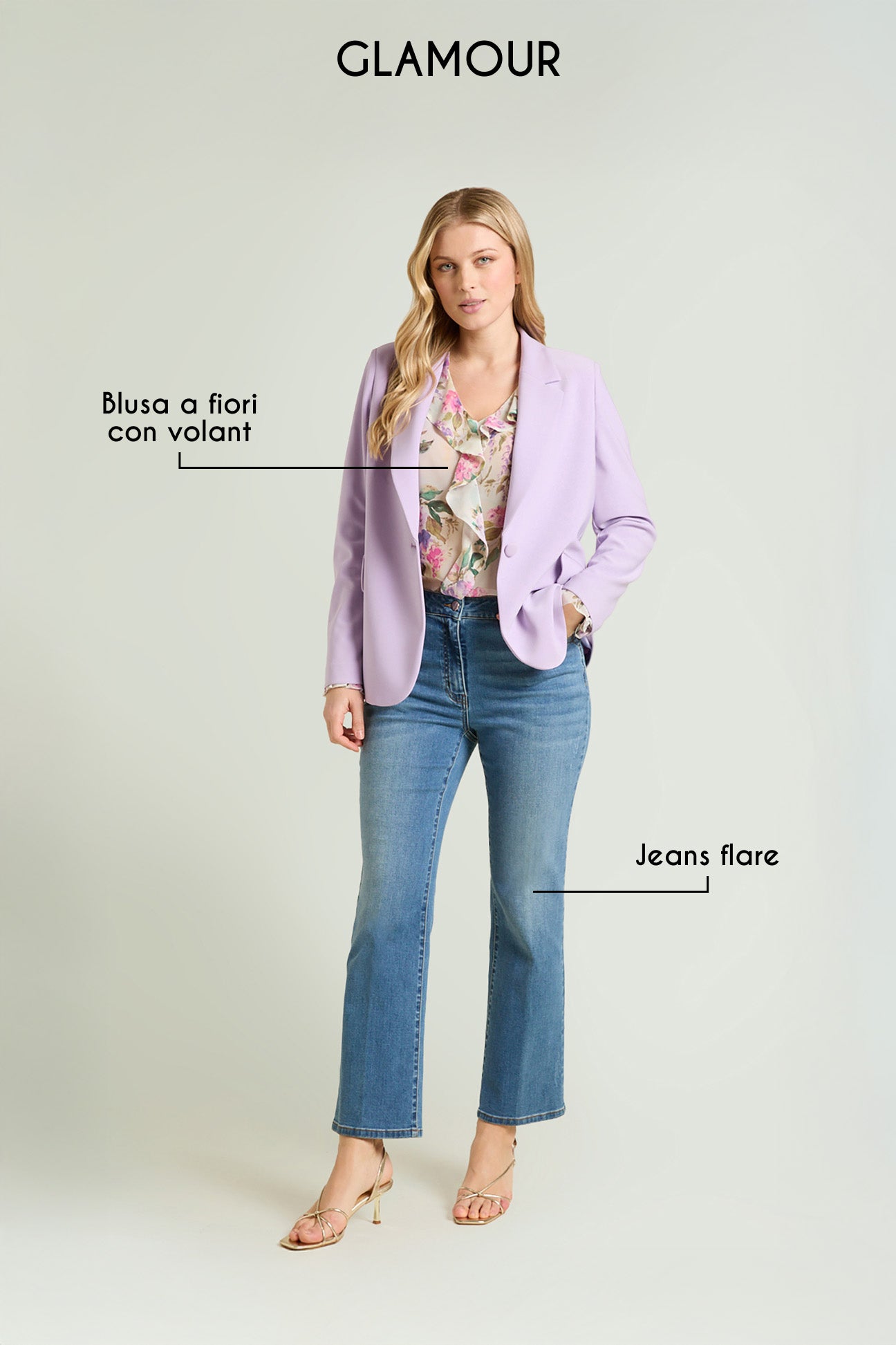 BLAZER IN COMPACT STRETCH