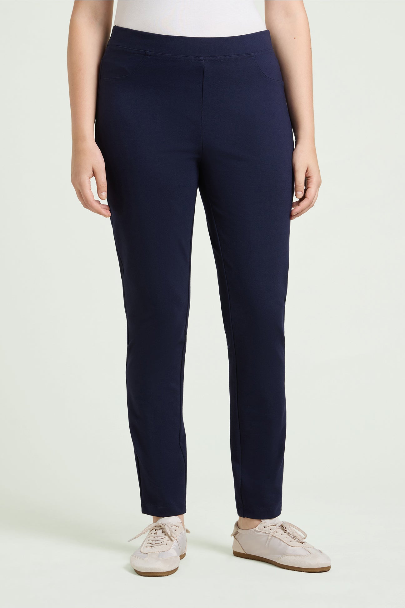 PANTALONI PULL-ON SKINNY IN PUNTO MILANO