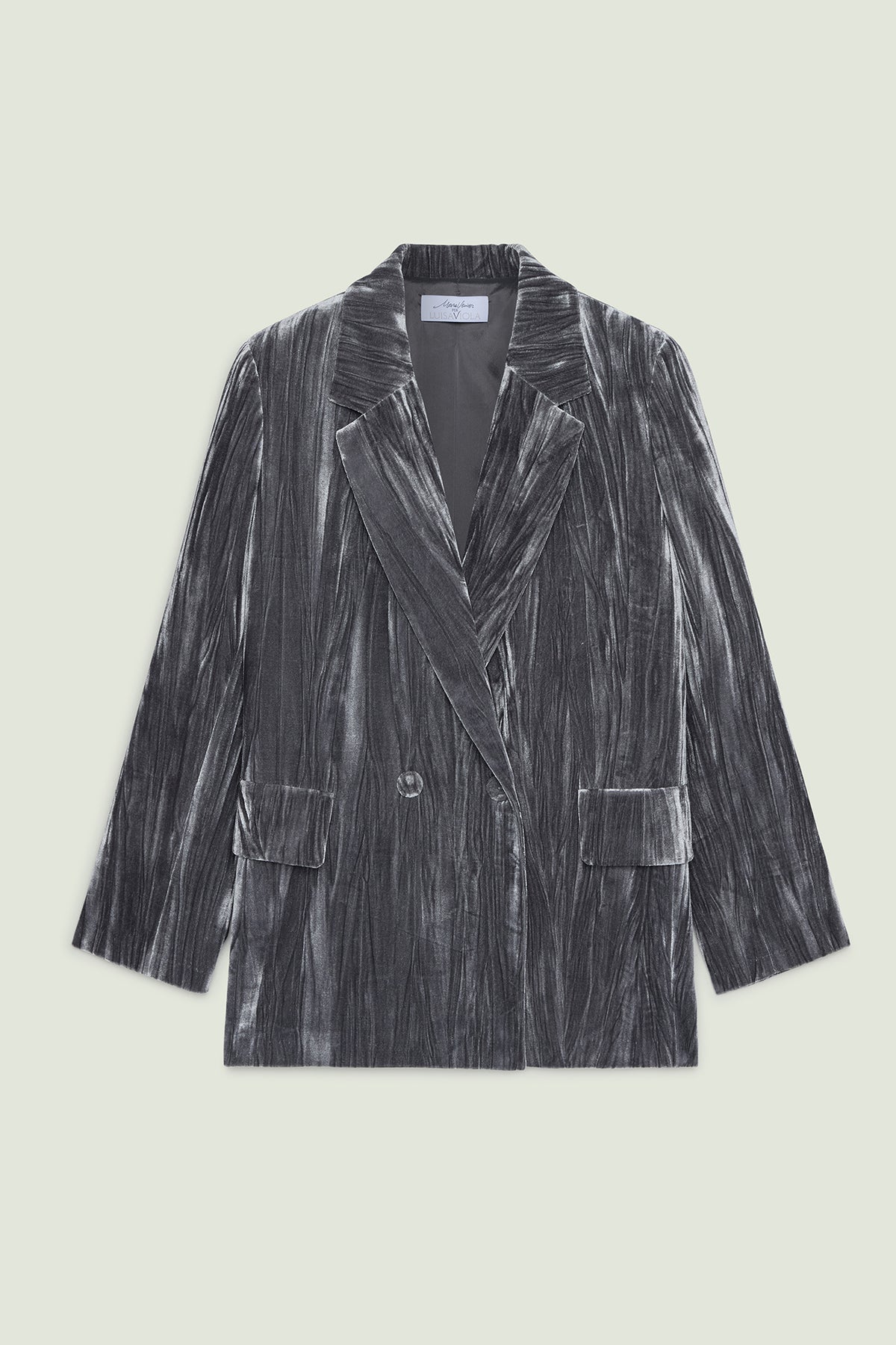 BLAZER IN VELLUTO FROISSE'