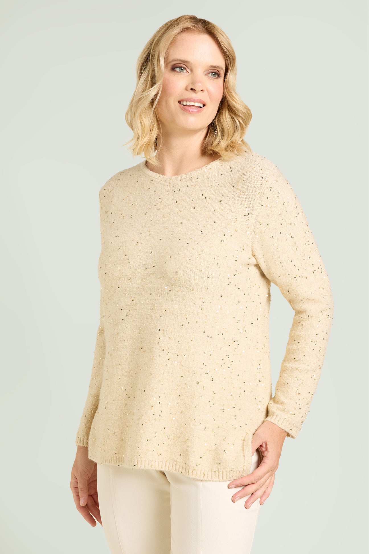 MAGLIA FULL PAILLETTES