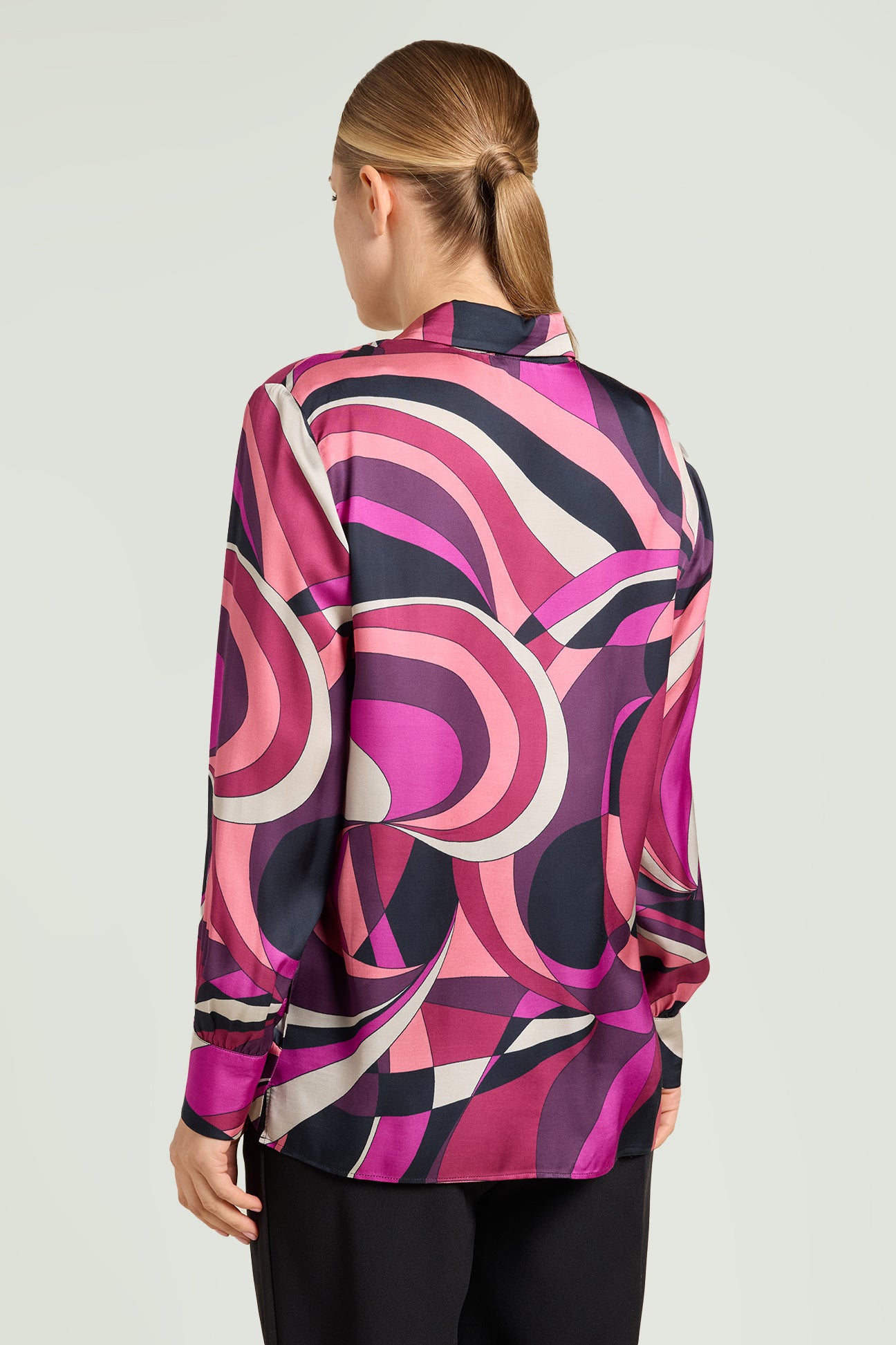 CAMICIA IN RASO STAMPATO