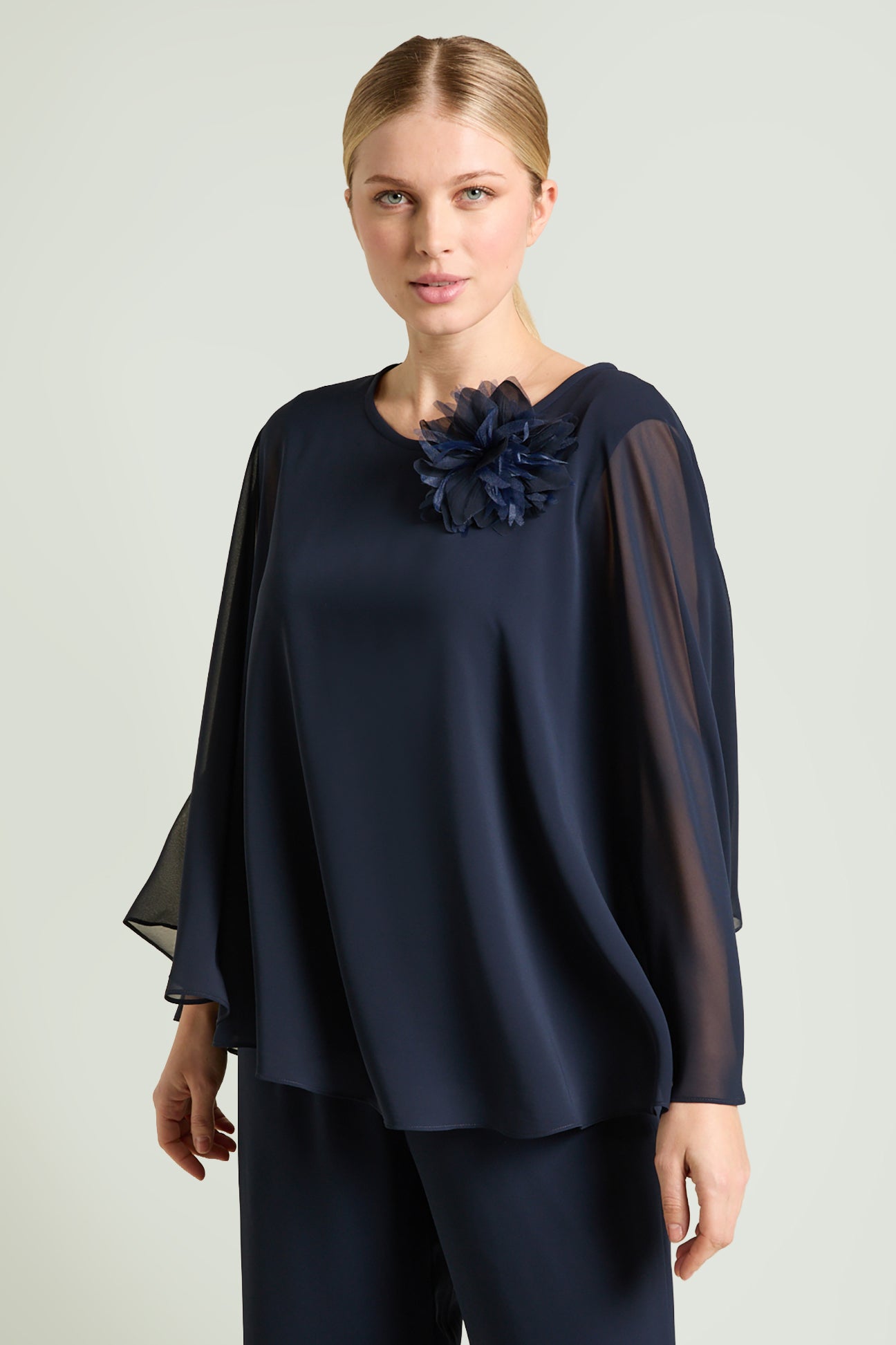 BLUSA E PANTALONE IN GEORGETTE