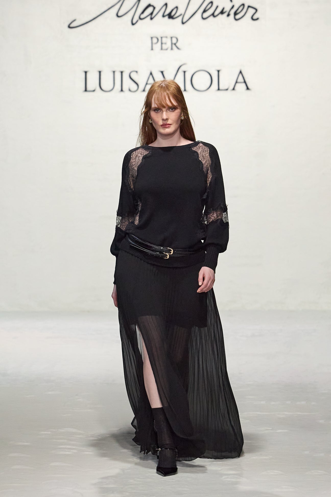MAGLIA CON INTARSI IN PIZZO