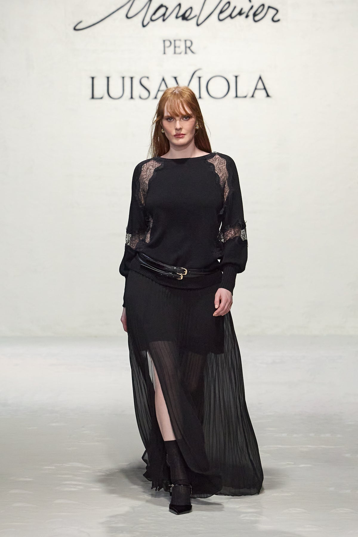 MAGLIA CON INTARSI IN PIZZO