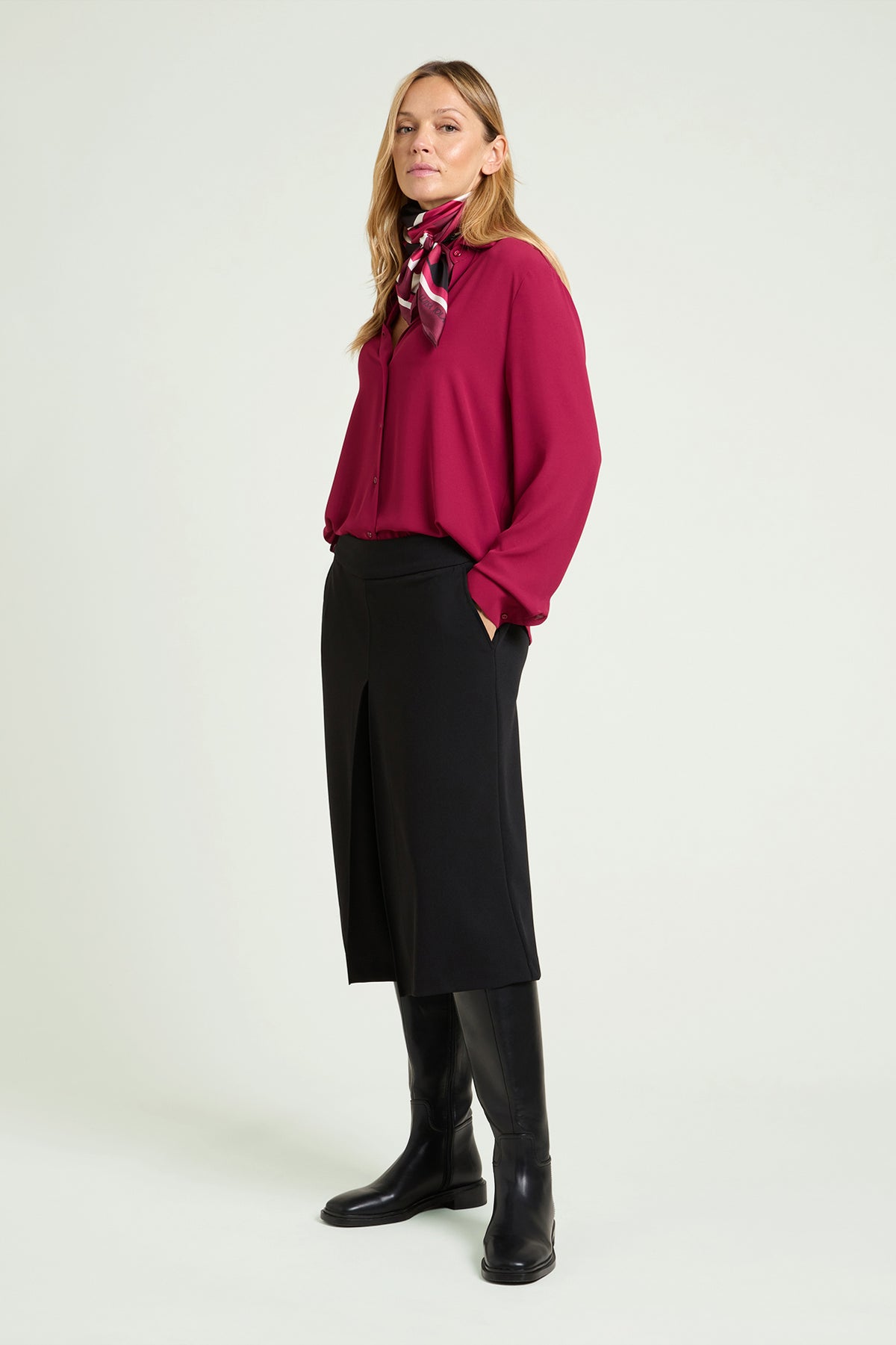 CAMICIA IN DOPPIA GEORGETTE