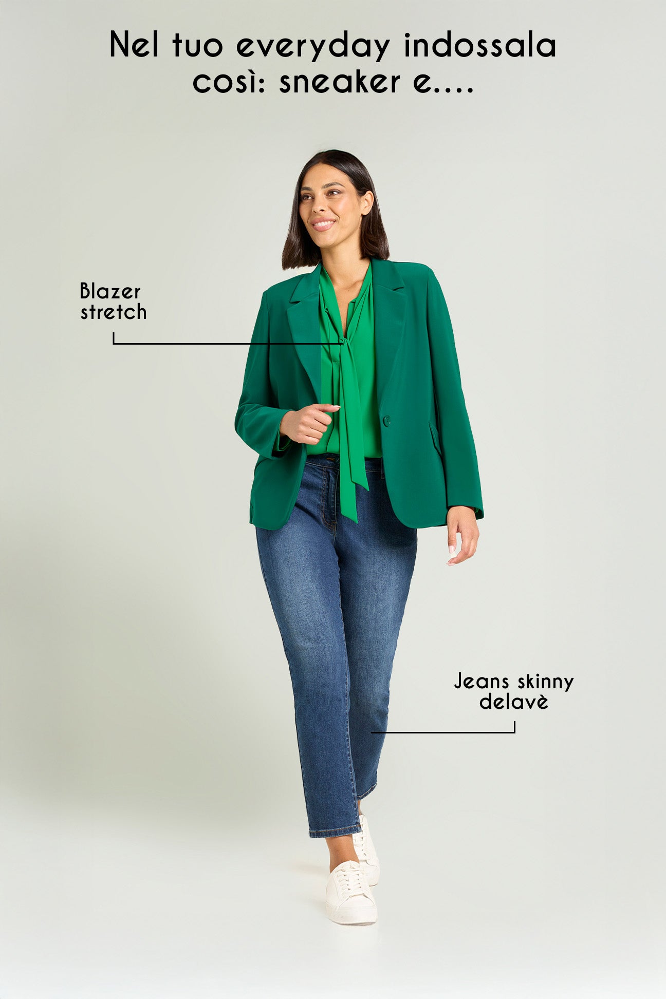 BLUSA IN DOPPIA GEORGETTE CON SCIARPINA