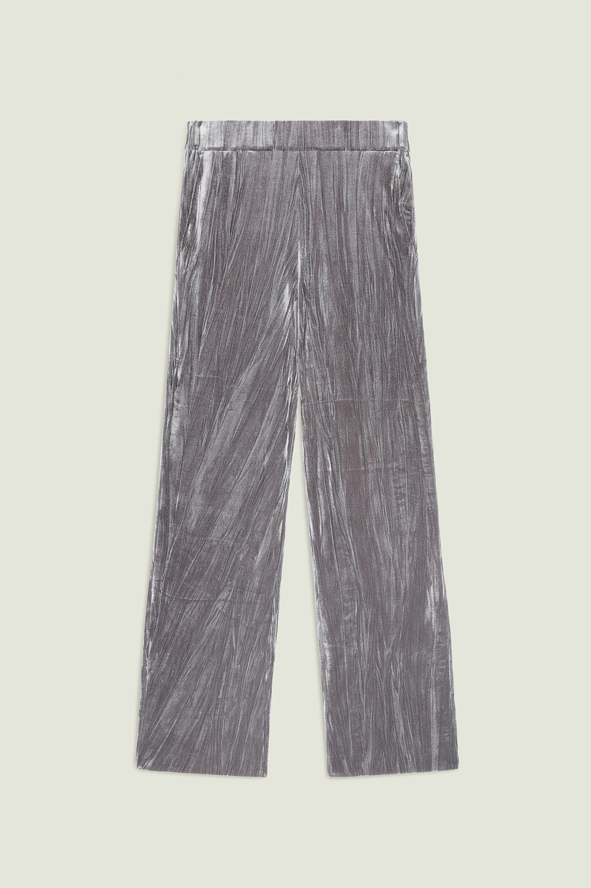 PANTALONI PULL-ON IN VELLUTO FROISSE'
