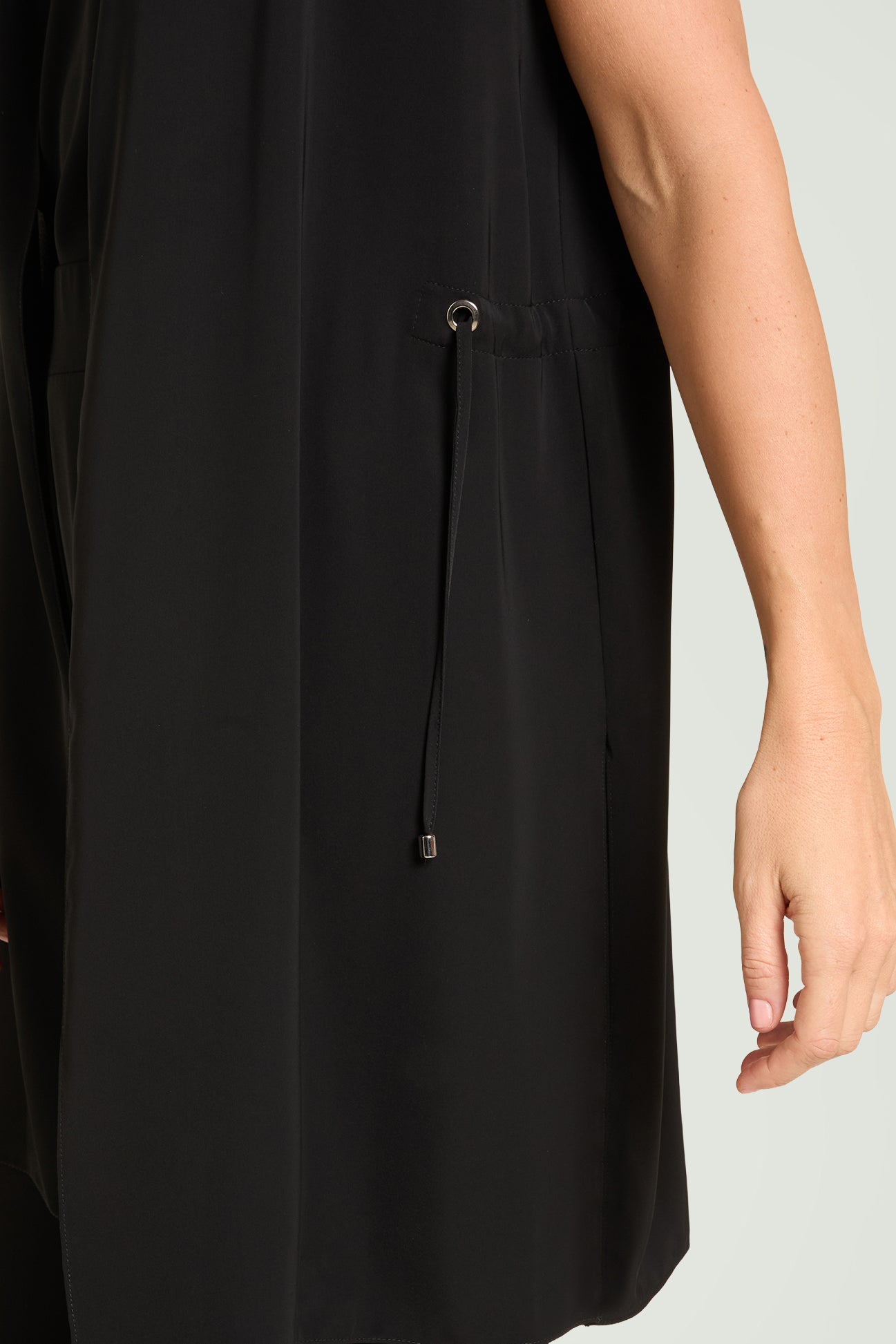 GILET IN TESSUTO FLUIDO SILKY TOUCH