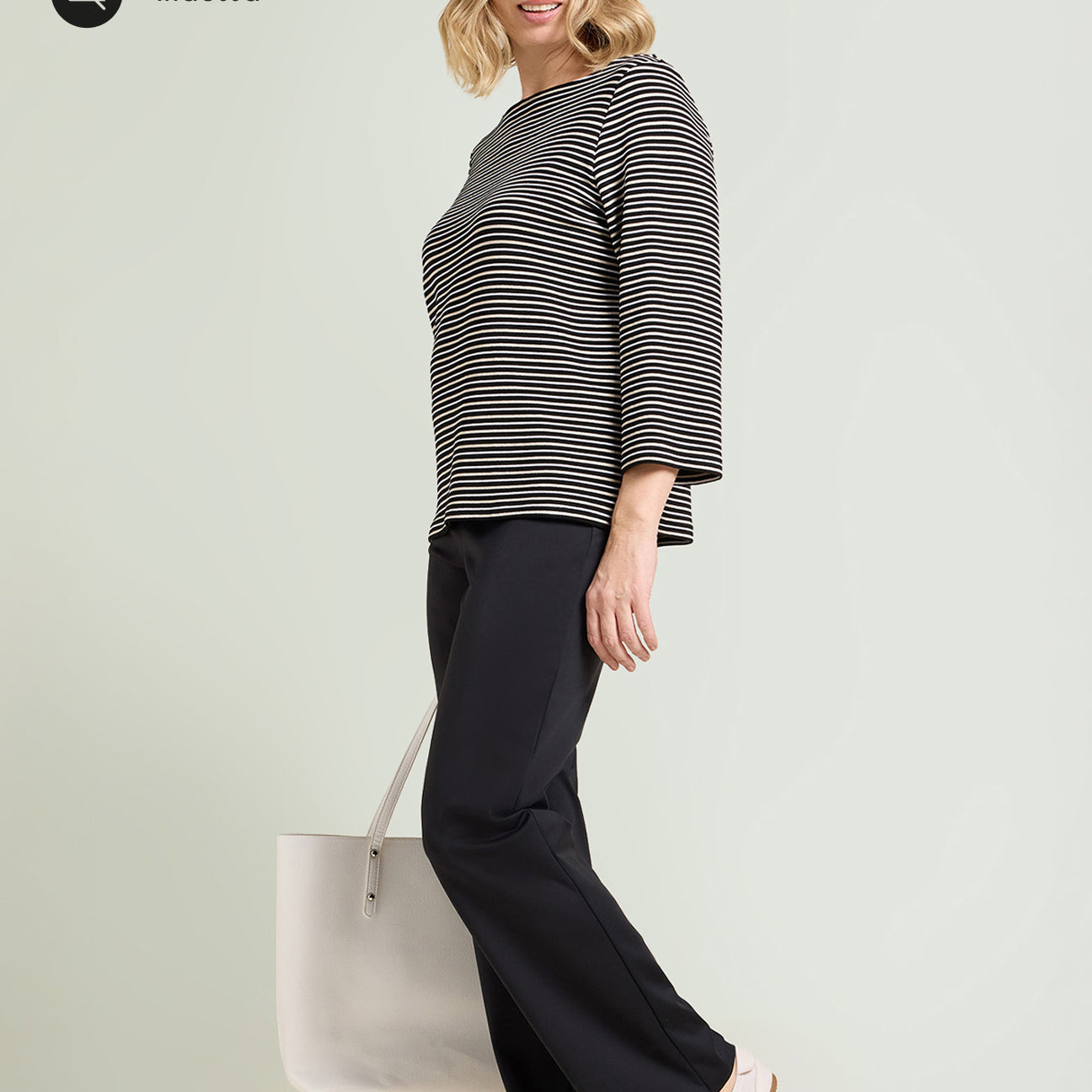 PANTALONI PULL-ON DRITTI IN TECNO-STRETCH