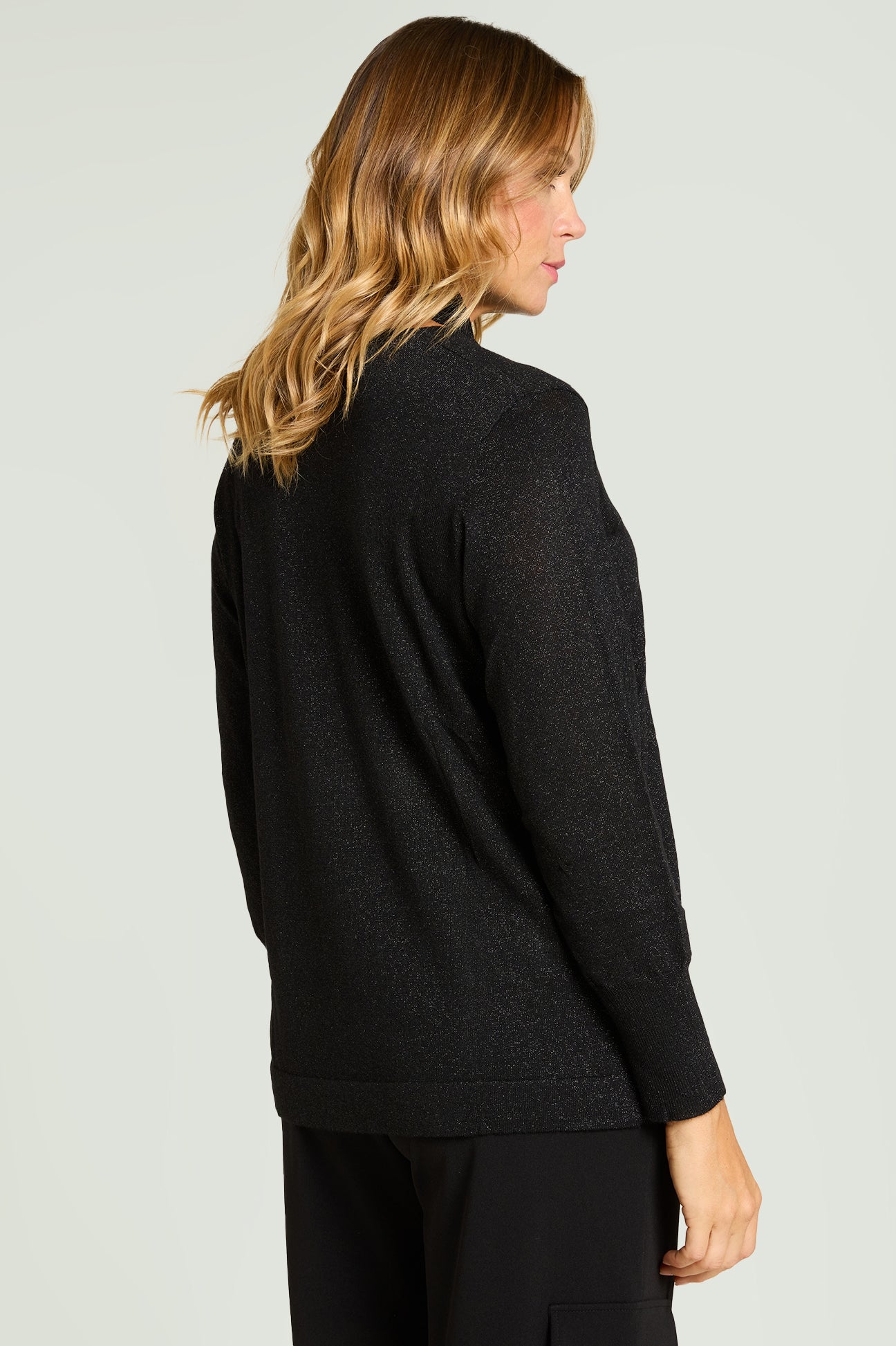 MAGLIA SHINY CON SCIARPINA