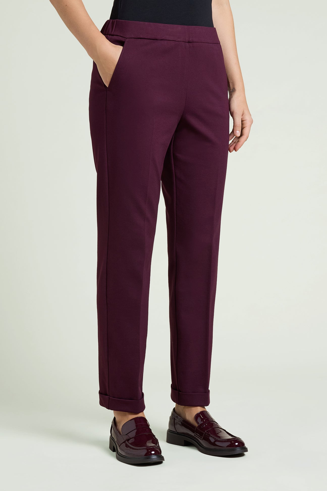 PANTALONI PULL-ON CHINOS IN PUNTO MILANO