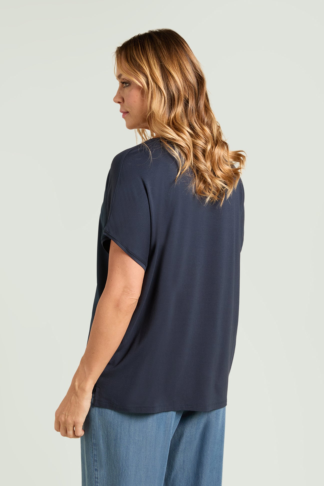 T-SHIRT IN RASO E JERSEY