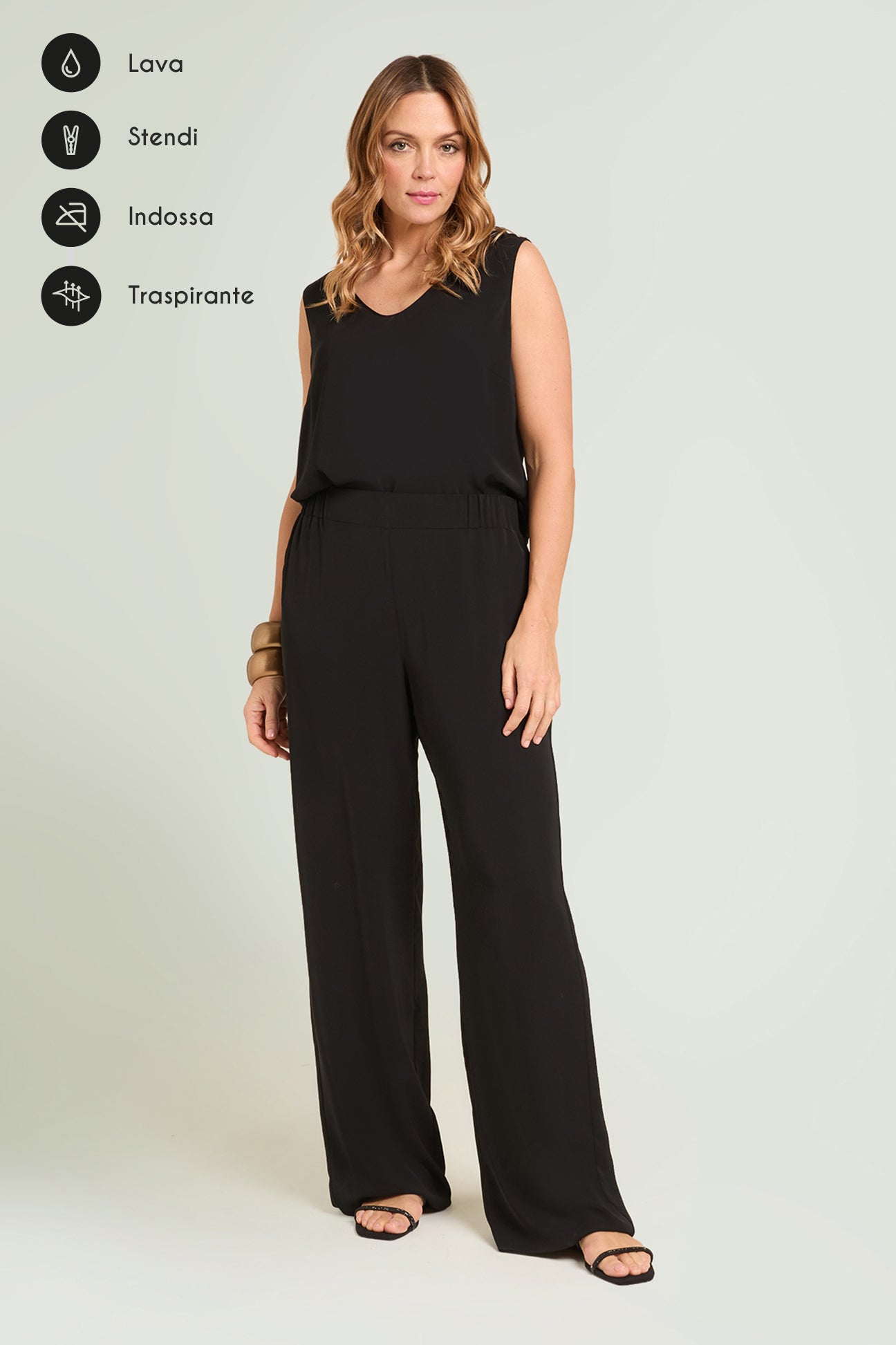 PANTALONI PULL-ON AMPI IN SILKY TOUCH