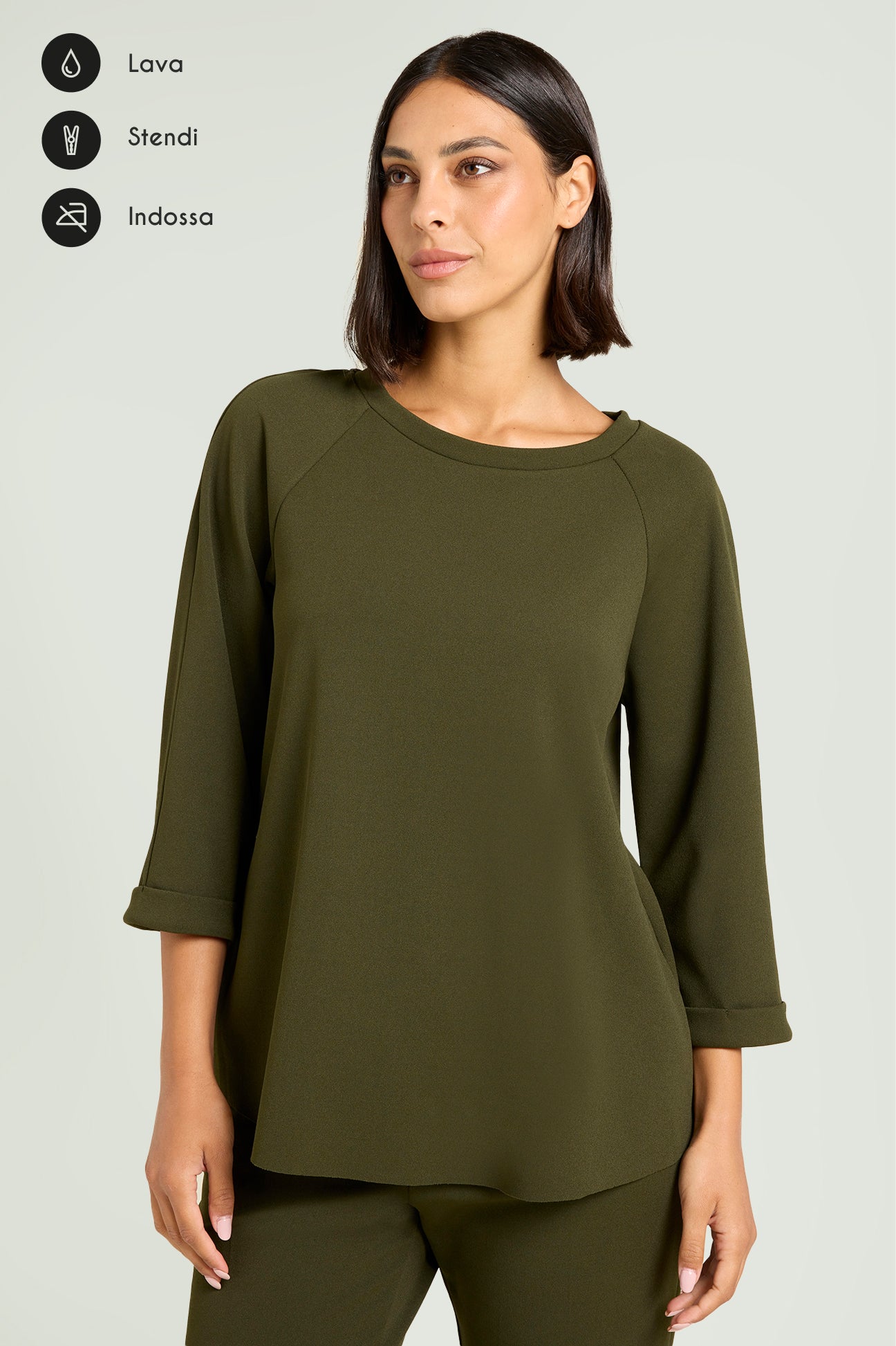 FELPA IN SCUBA CREPE