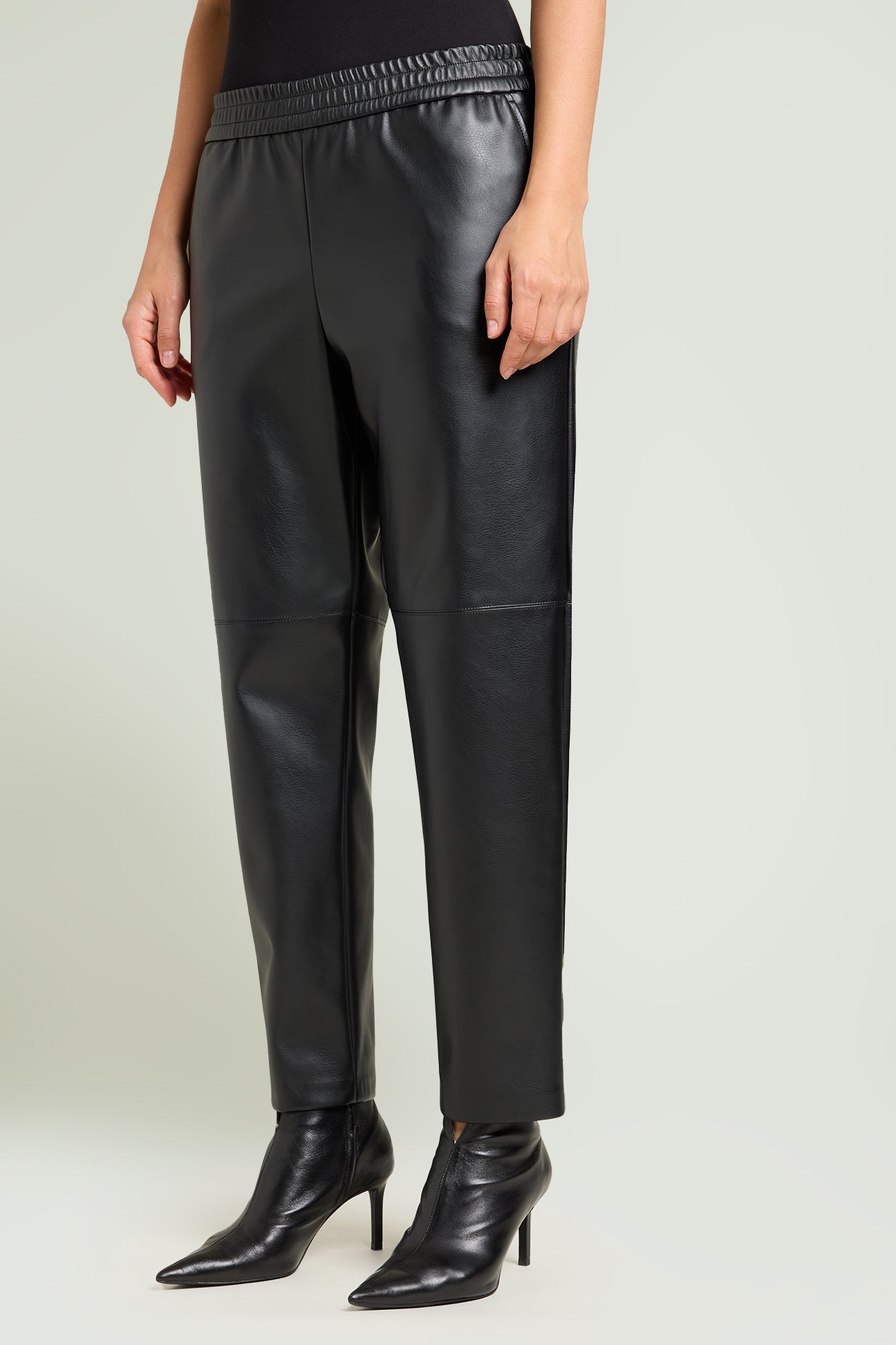 PANTALONI PULL-ON IN TESSUTO SPALMATO