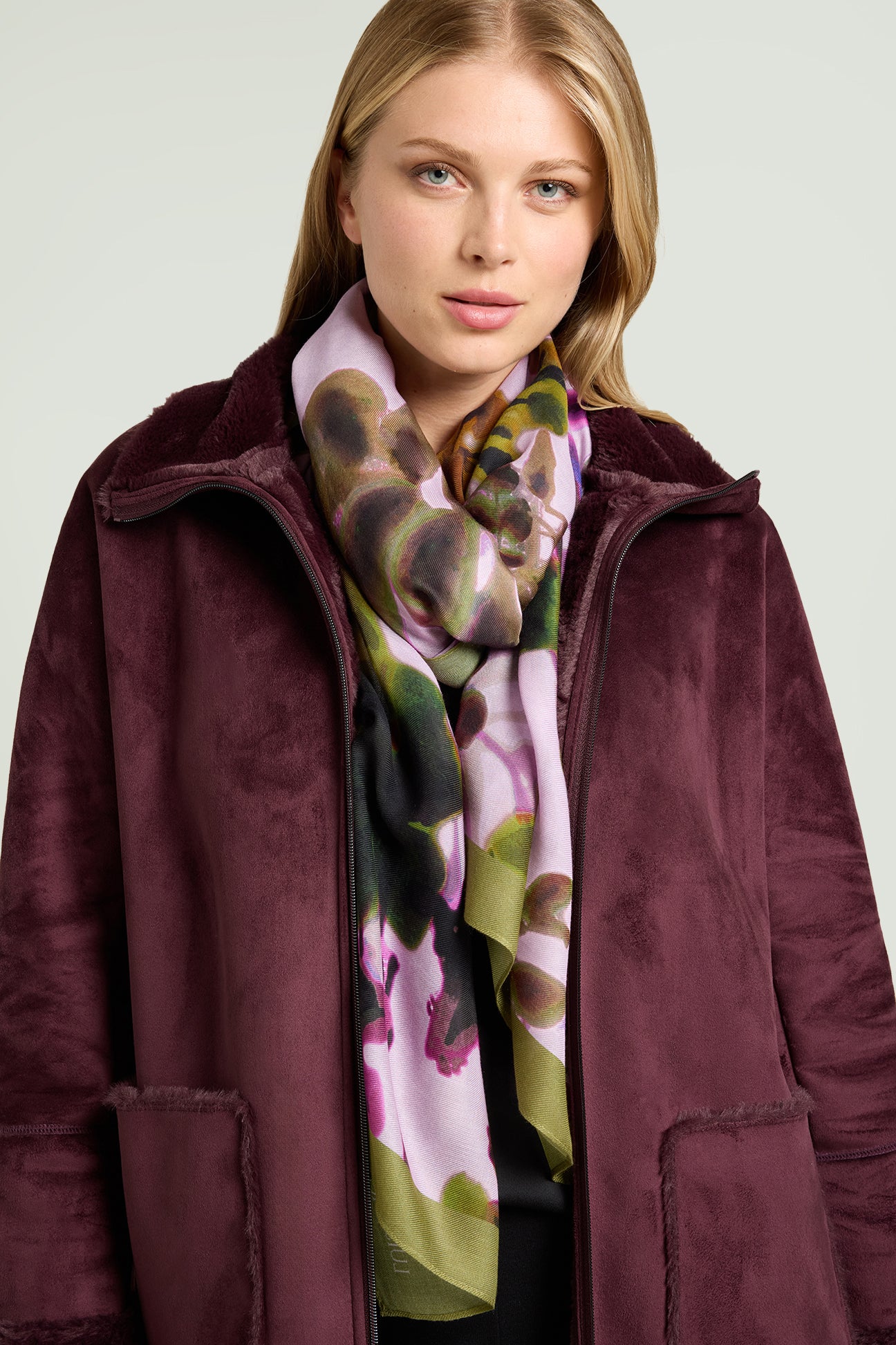 SCIARPA FOULARD STAMPATA