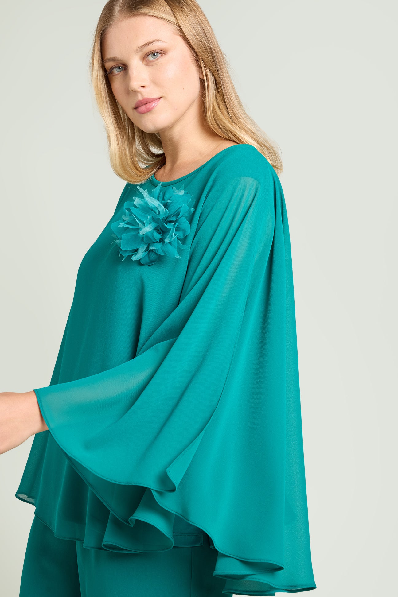 BLUSA E PANTALONE IN GEORGETTE