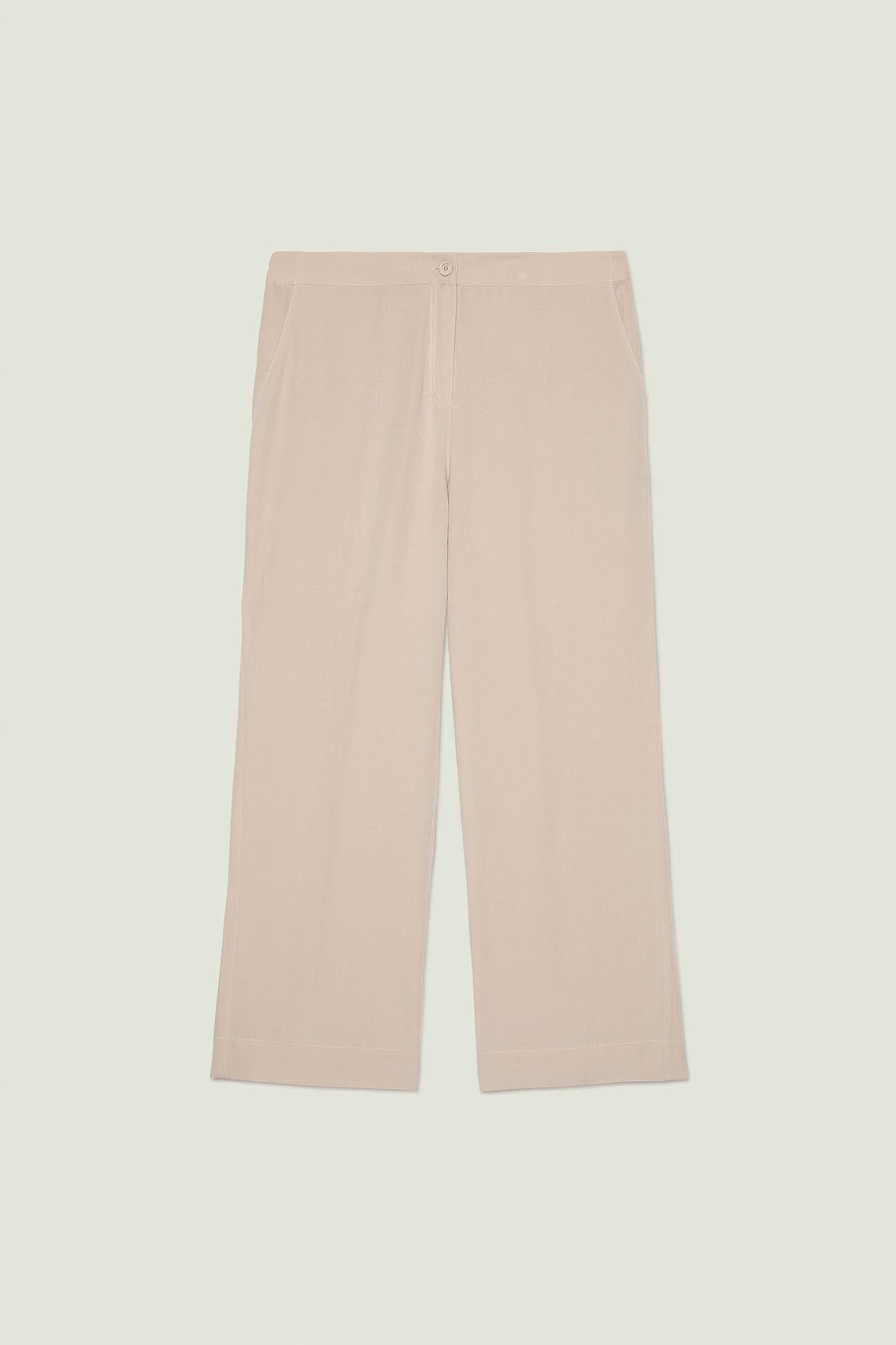 PANTALONI IN LINO-VISCOSA