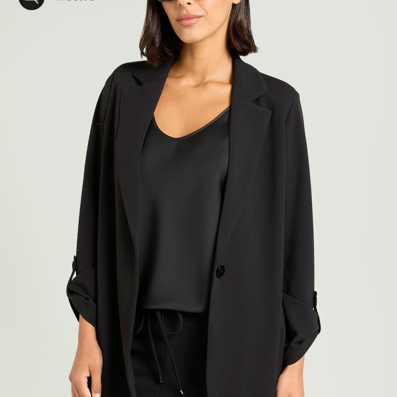 GIACCA IN SCUBA CREPE